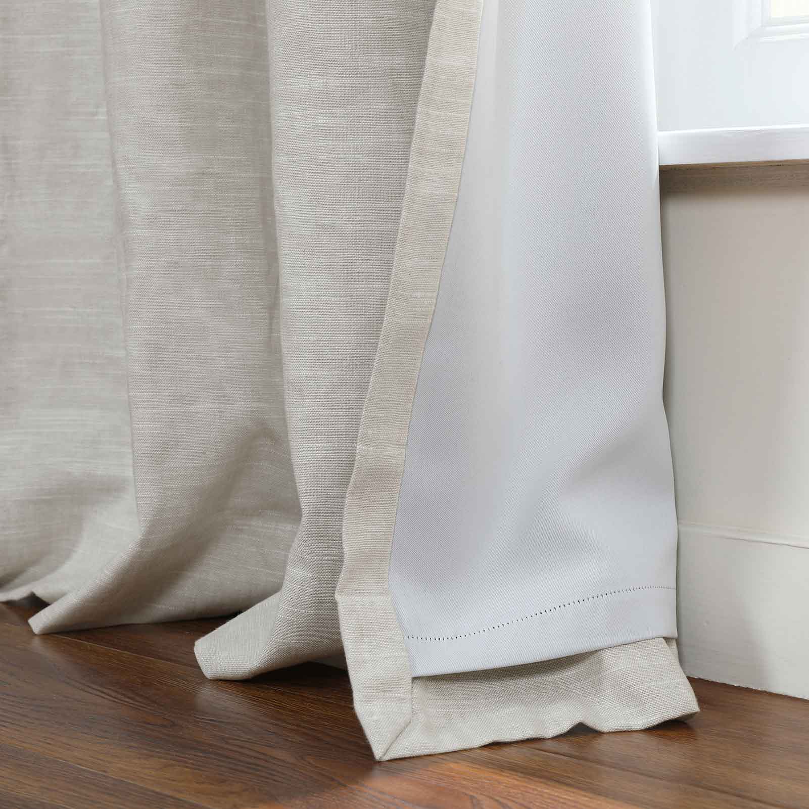 Jenna Linen Curtains & Drapes Soft Top - Image 21