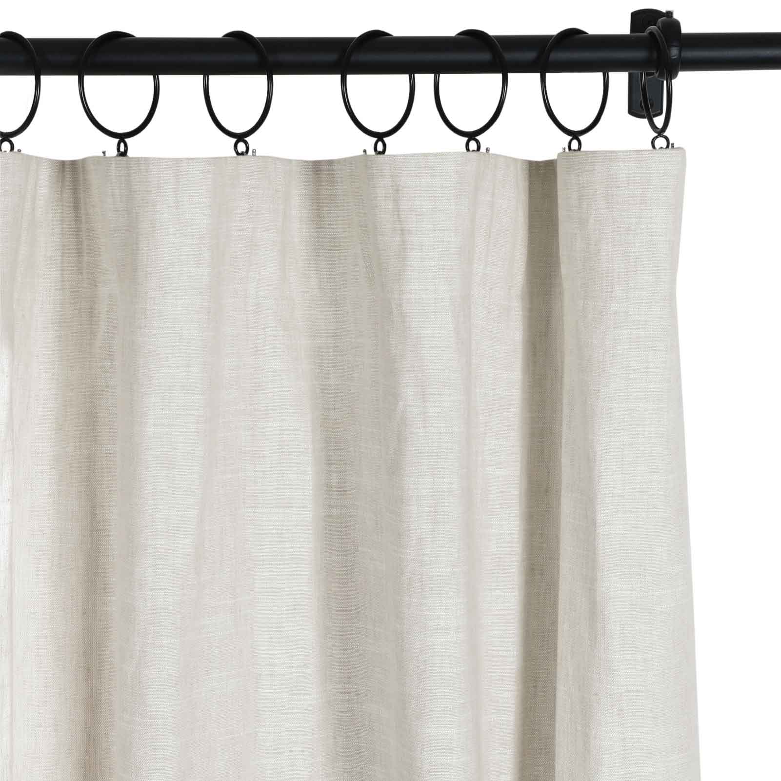 Jenna Linen Curtains & Drapes Soft Top - Image 28
