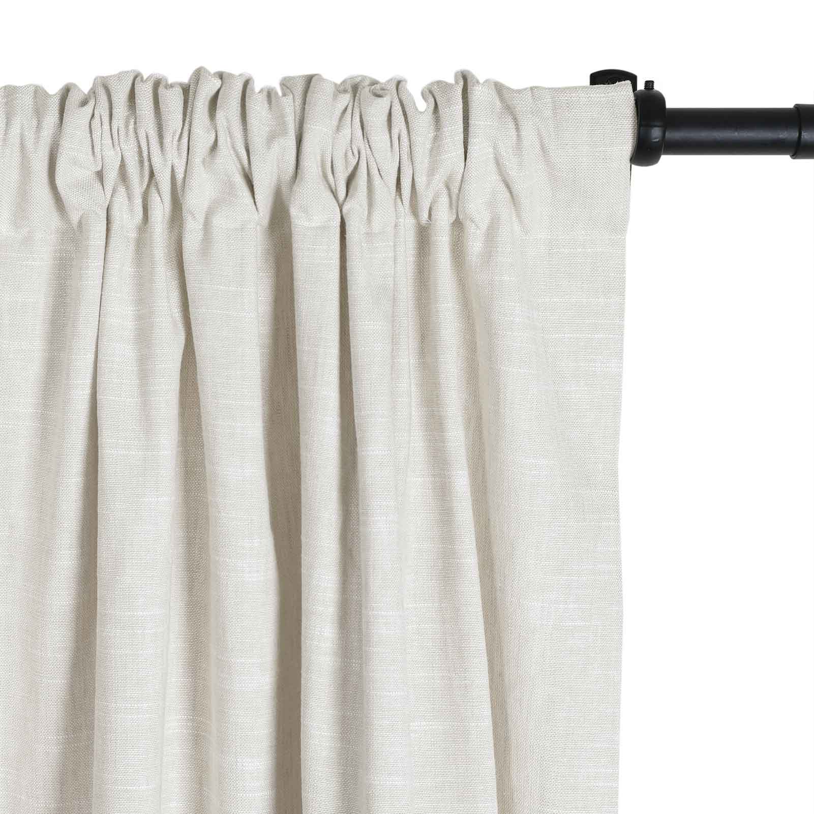 Jenna Linen Curtains & Drapes Soft Top - Image 35