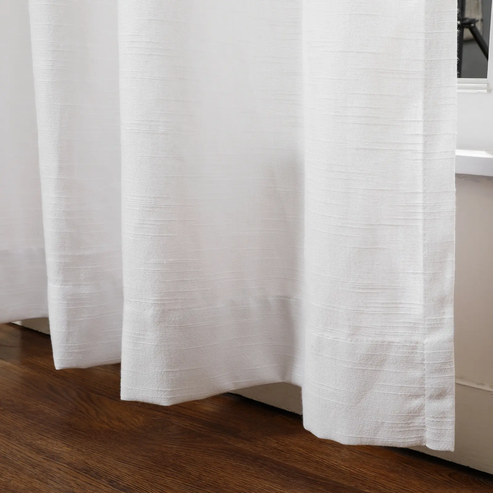 Jenna Linen Curtains & Drapes Soft Top - Image 5
