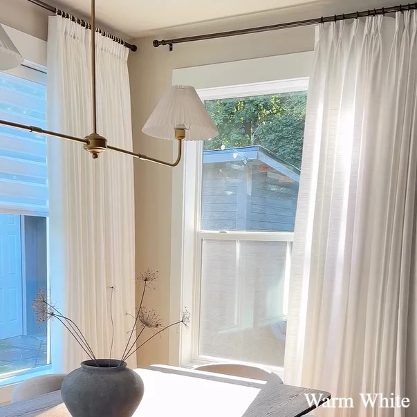 Kelly Flax Linen Curtains & Drapes Pleated - Image 3