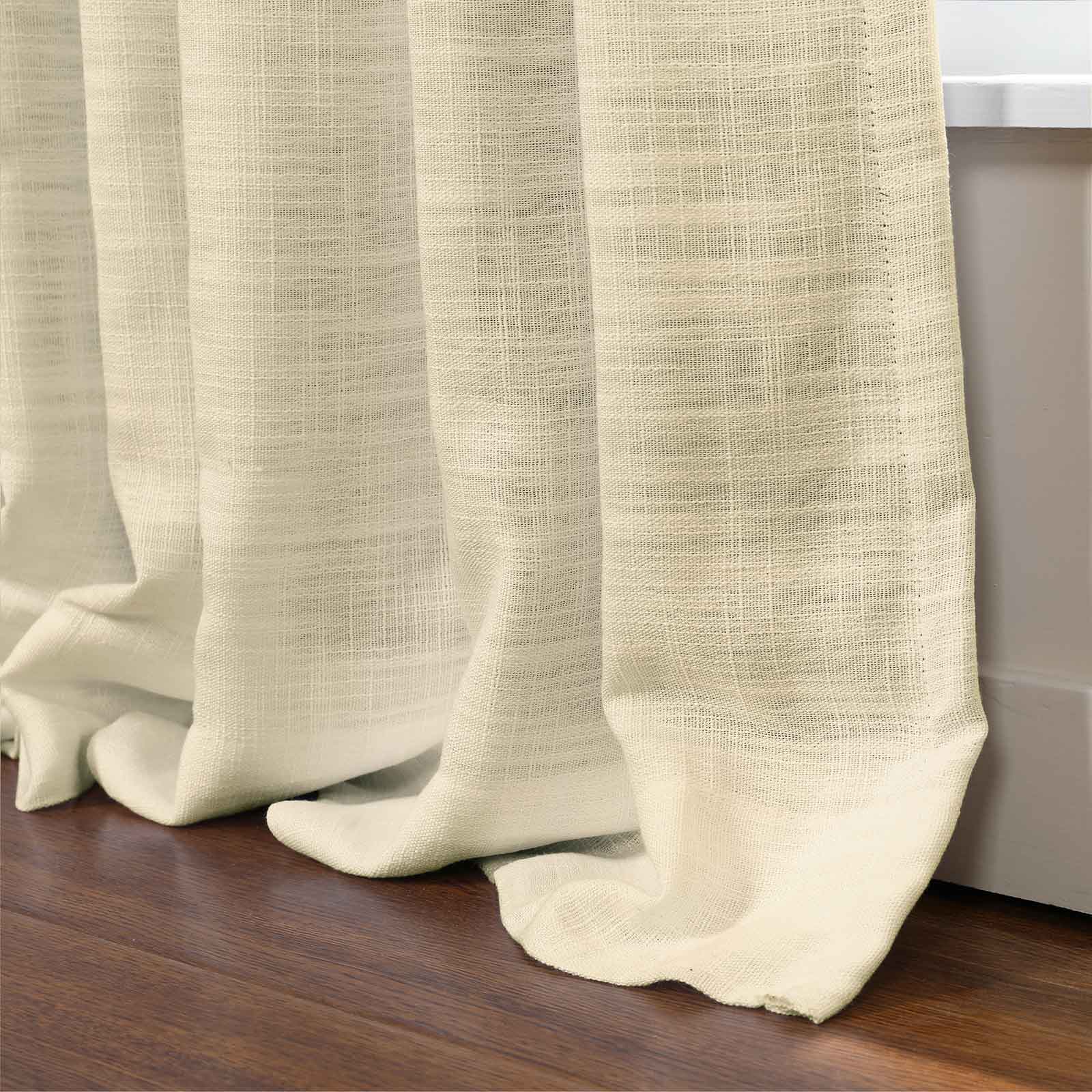 Kelly Flax Linen Curtains & Drapes Pleated - Image 7