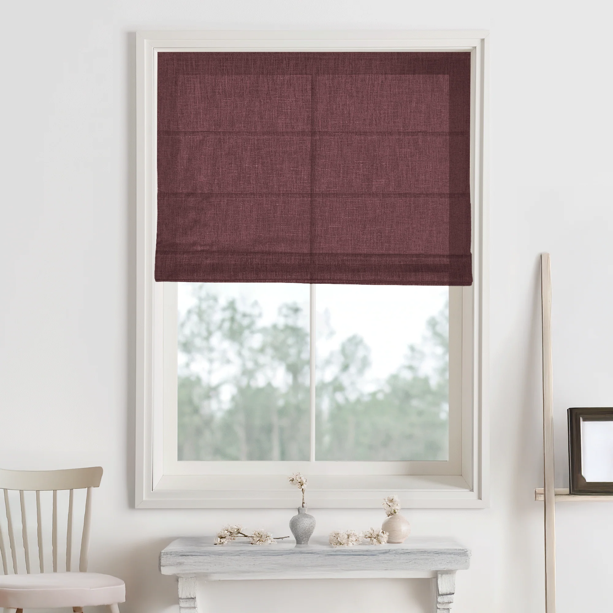 Kelly Linen Roman Shades & Blinds - Image 16