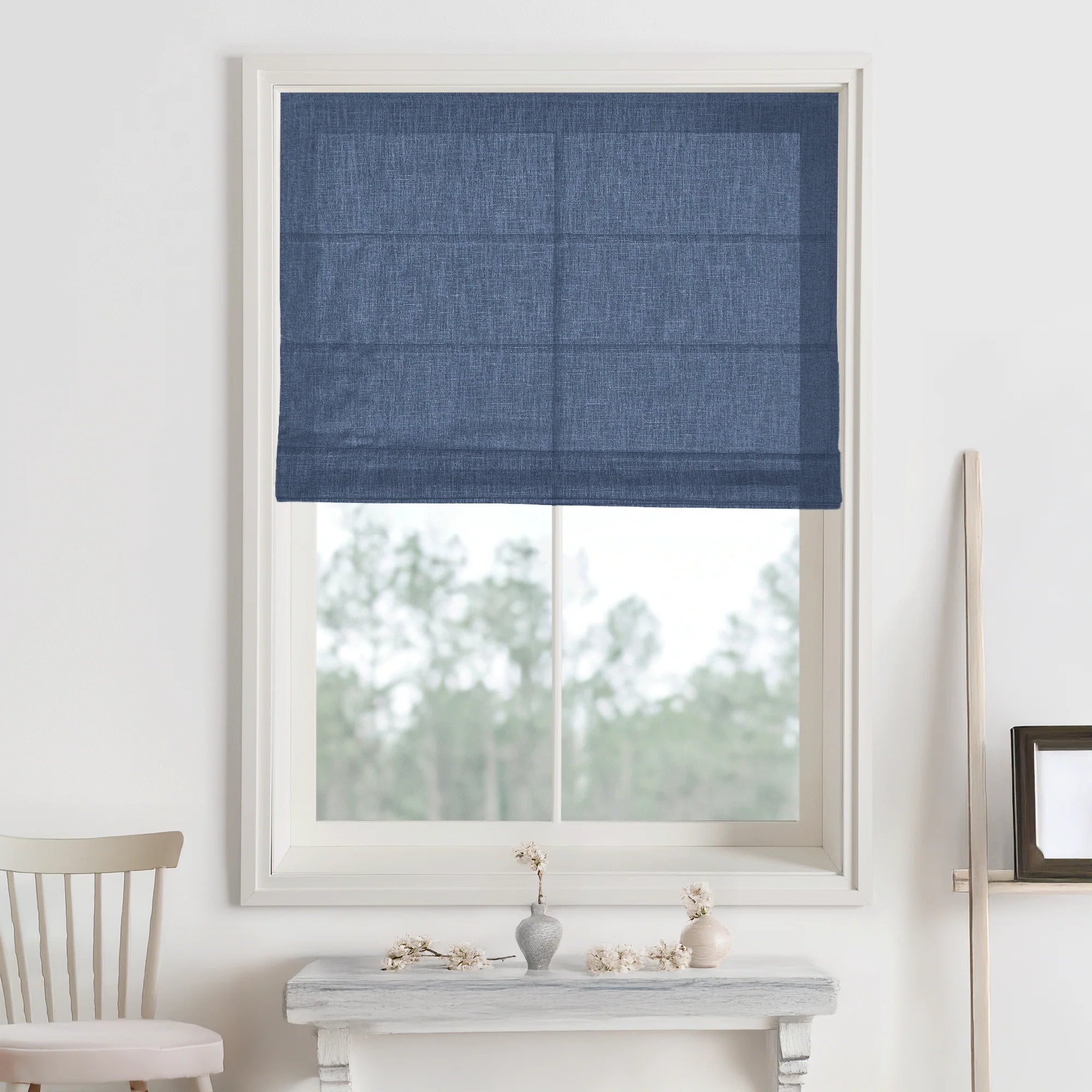 Kelly Linen Roman Shades & Blinds - Image 25