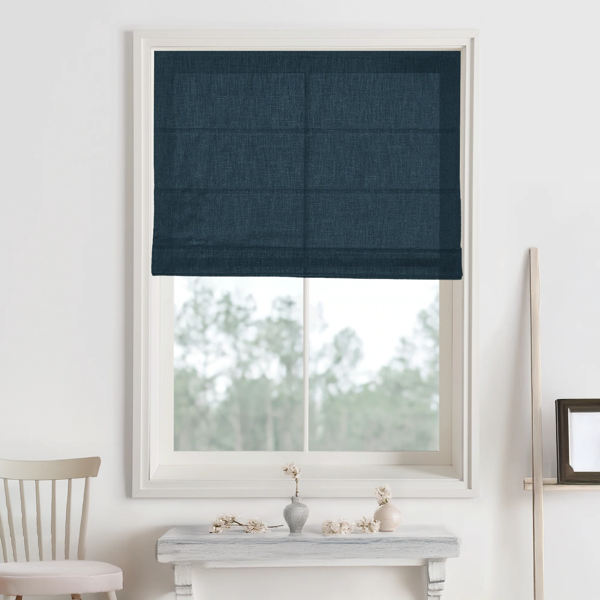 Kelly Linen Roman Shades & Blinds - Image 26