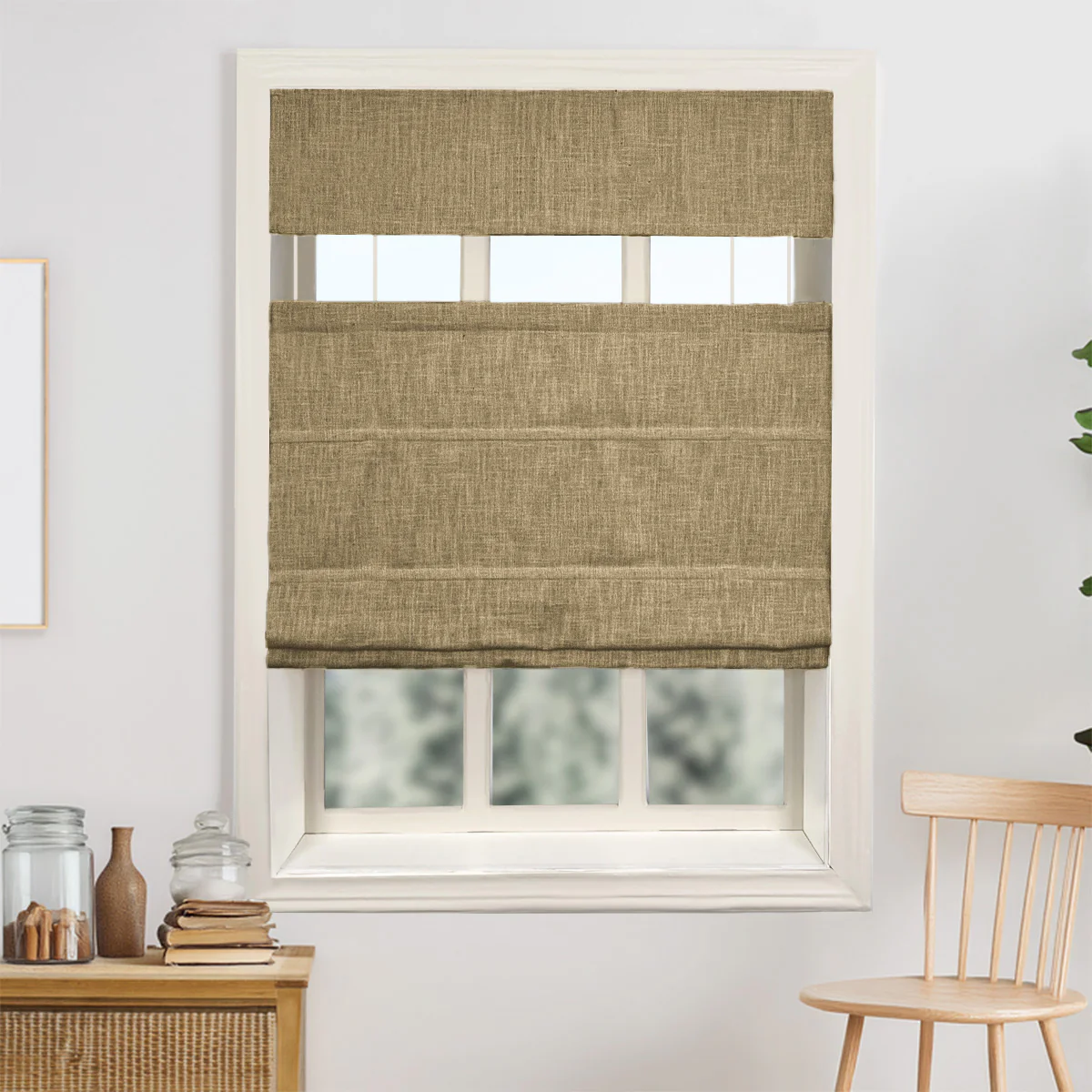 Kelly Linen Roman Shades & Blinds | Top Down Bottom Up - Image 21