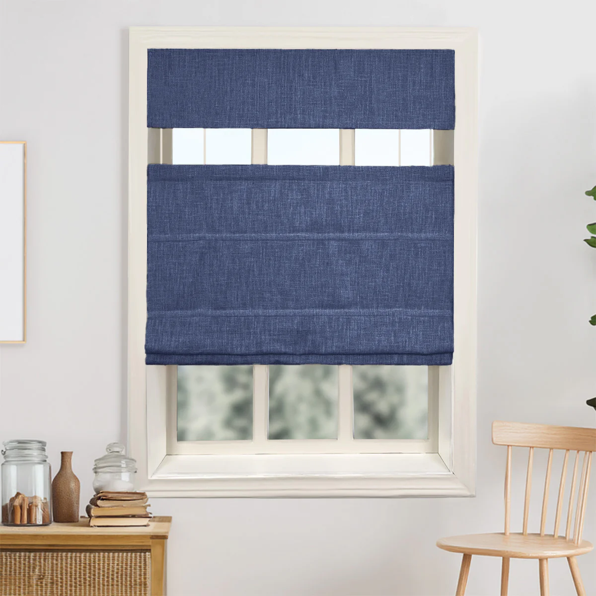 Kelly Linen Roman Shades & Blinds | Top Down Bottom Up - Image 25