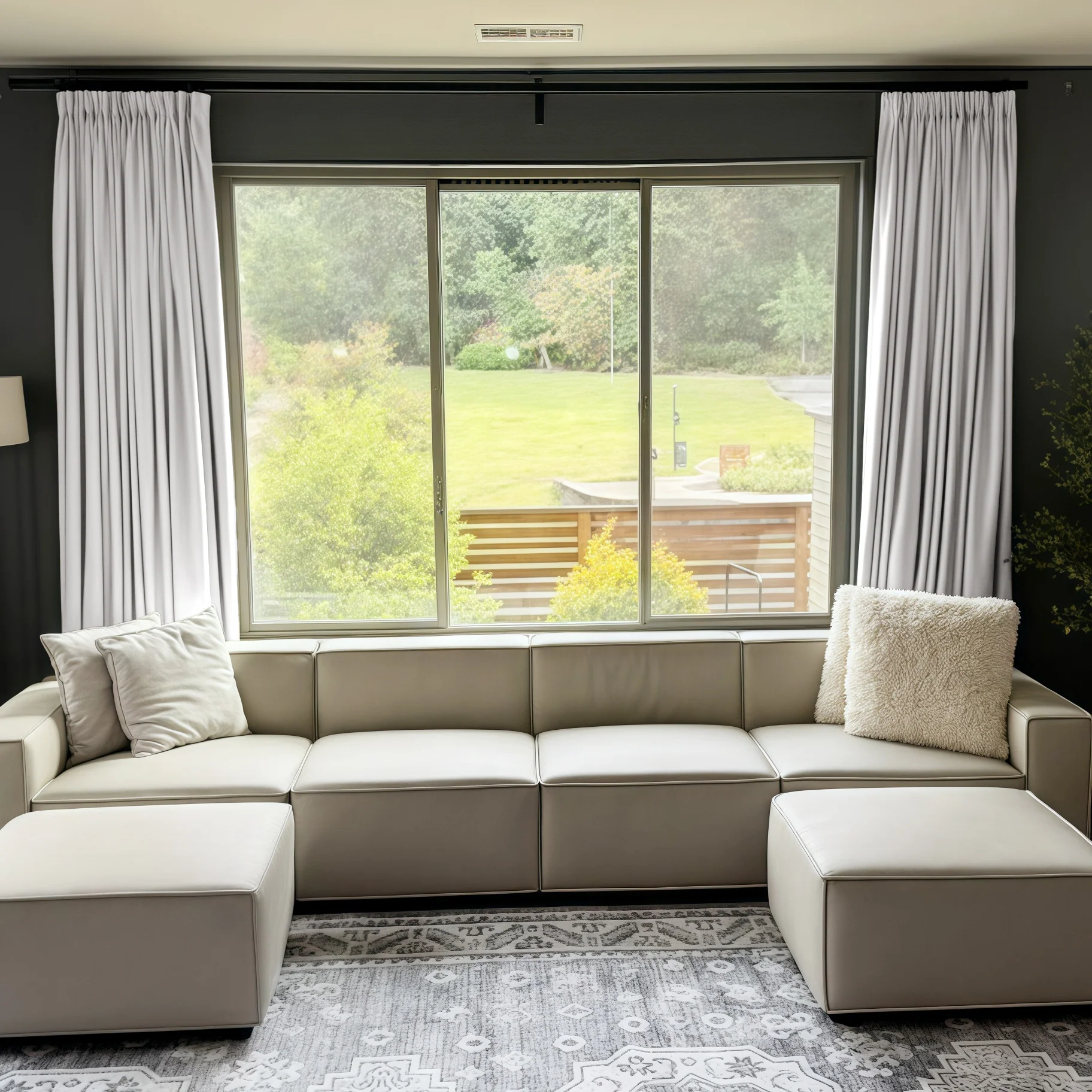 Lily Linen Curtains & Drapes Pleated - Image 23