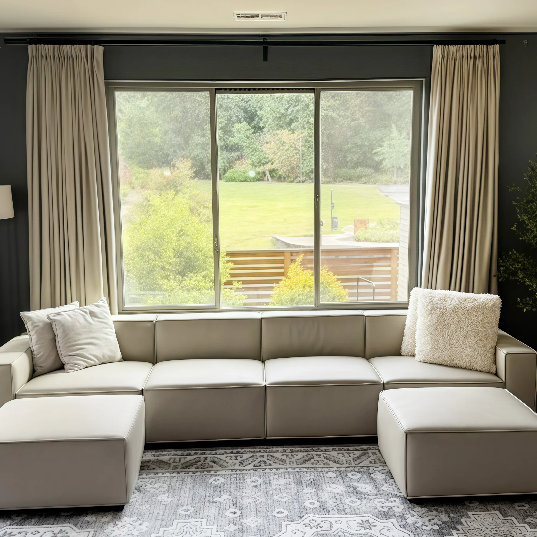 Lily Linen Curtains & Drapes Pleated - Image 25