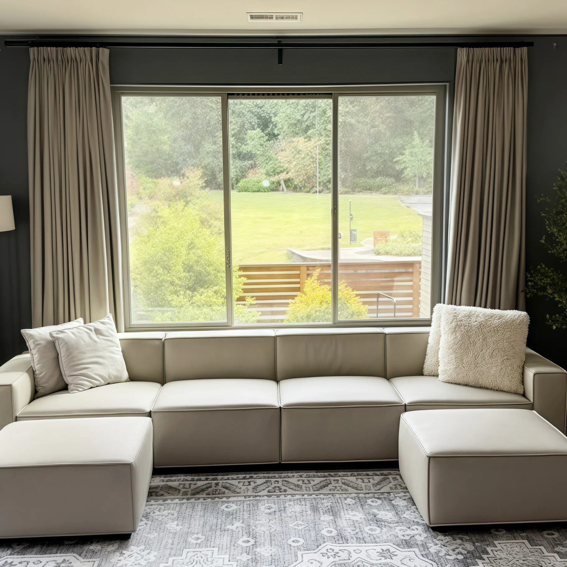 Lily Linen Curtains & Drapes Pleated - Image 27