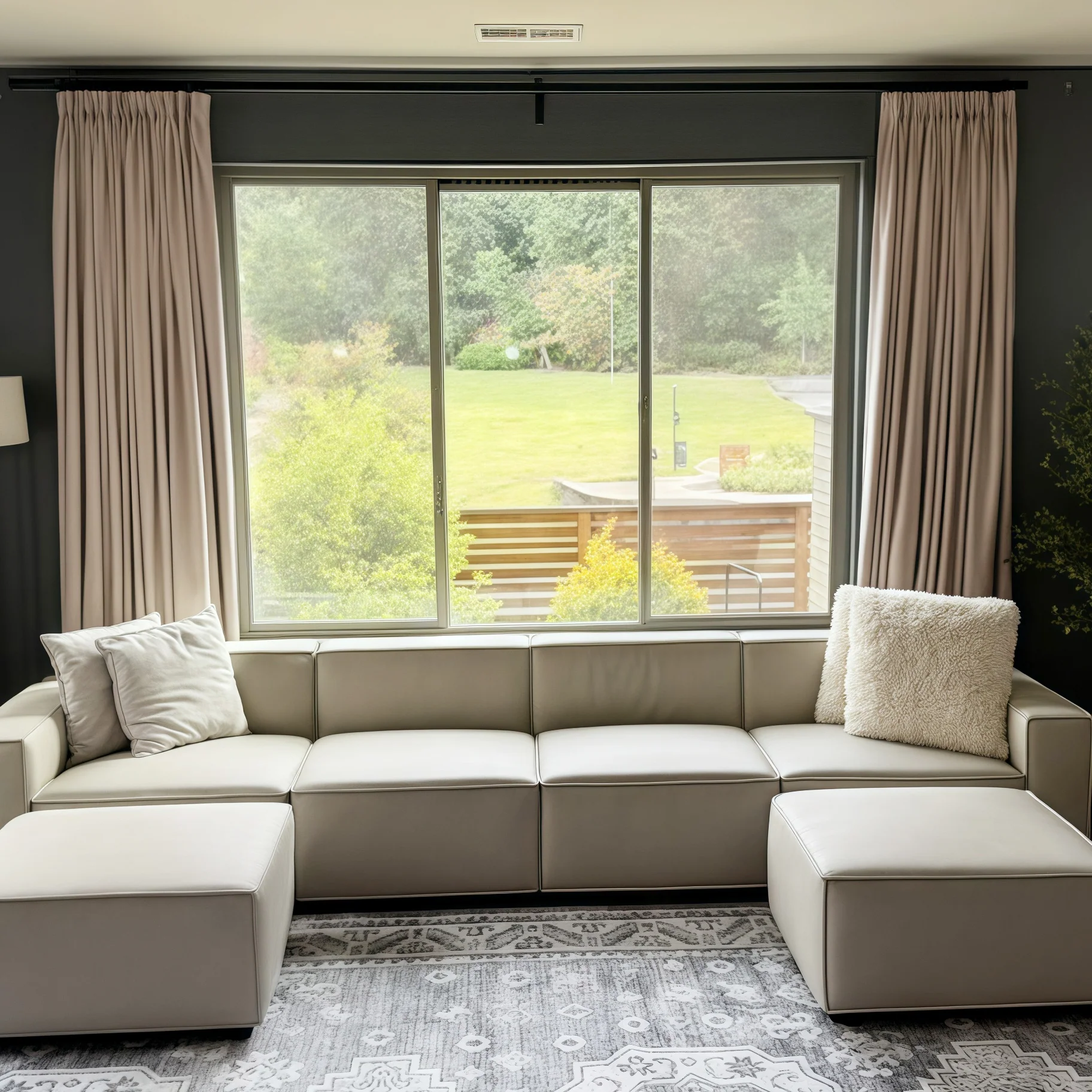 Lily Linen Curtains & Drapes Pleated - Image 28