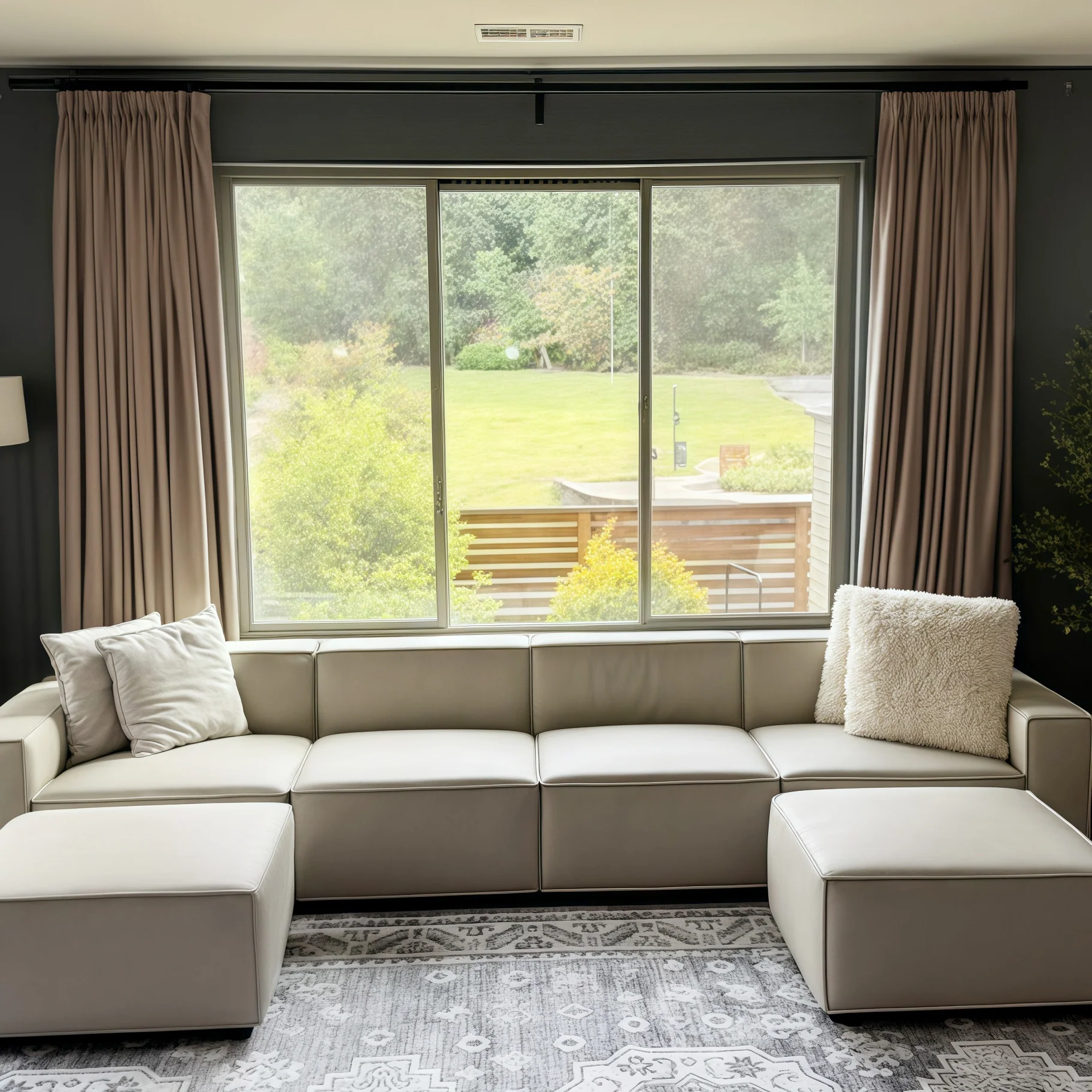 Lily Linen Curtains & Drapes Pleated - Image 30