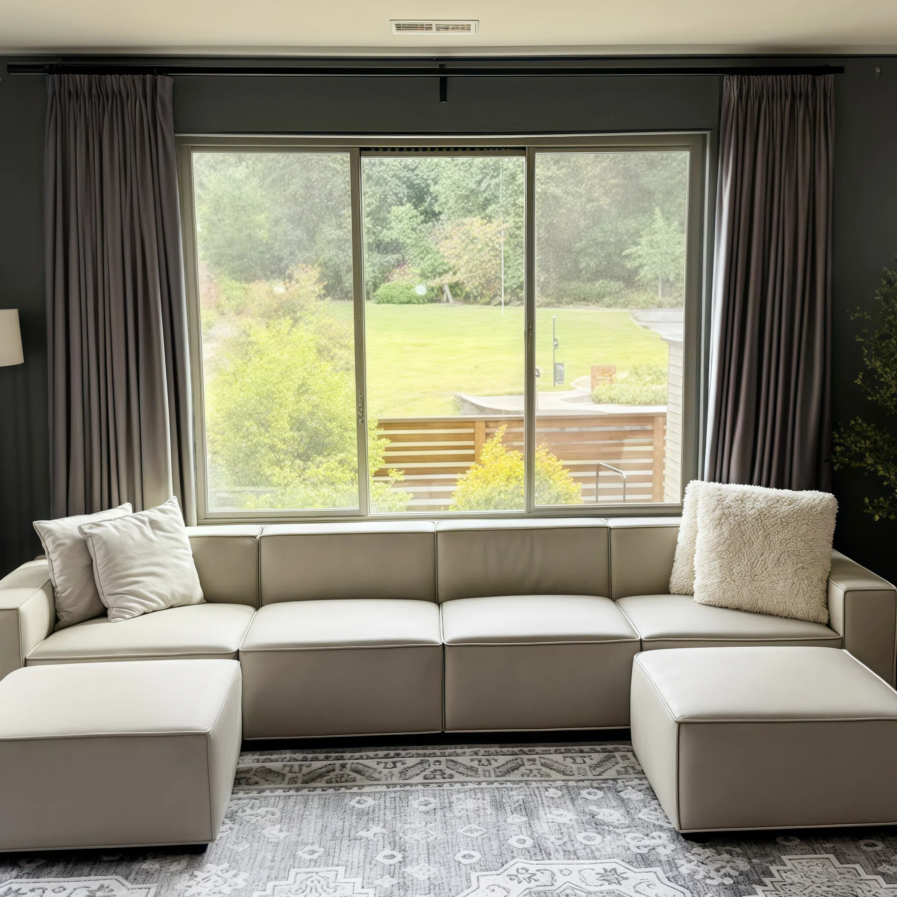 Lily Linen Curtains & Drapes Pleated - Image 34