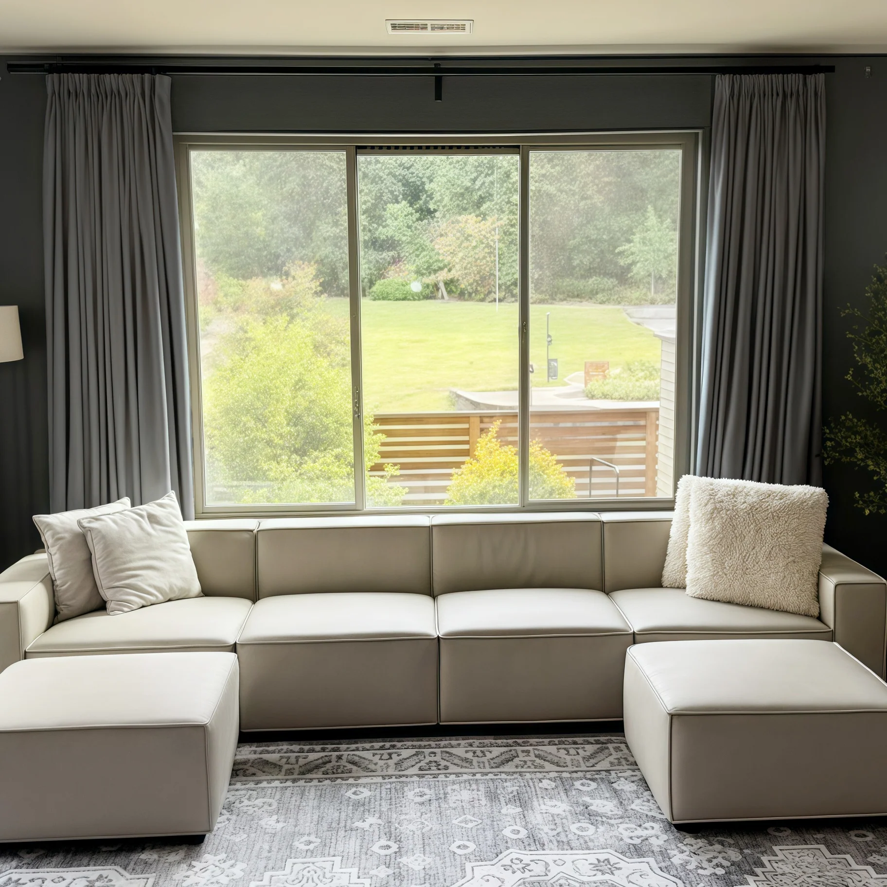 Lily Linen Curtains & Drapes Pleated - Image 38