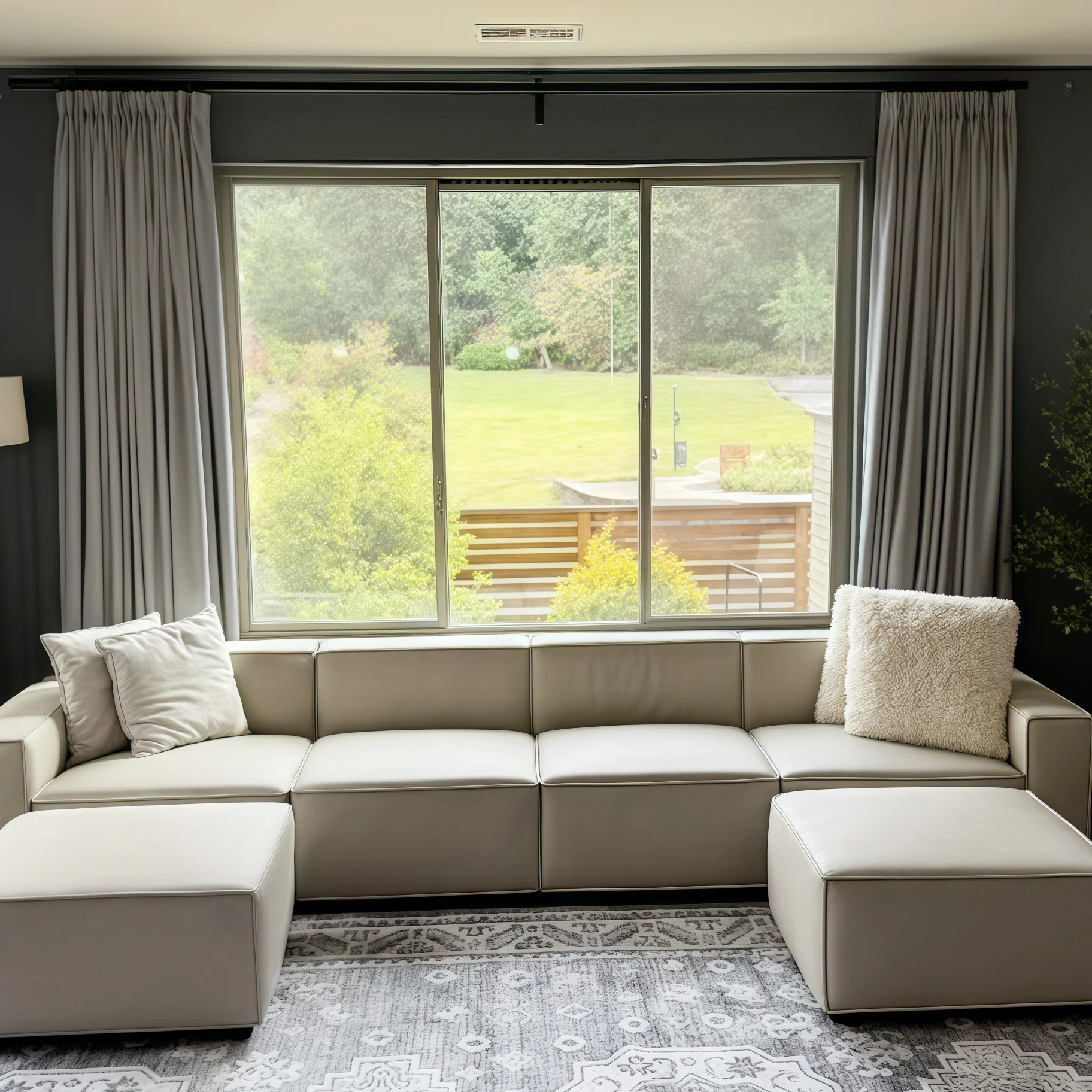 Lily Linen Curtains & Drapes Pleated - Image 39