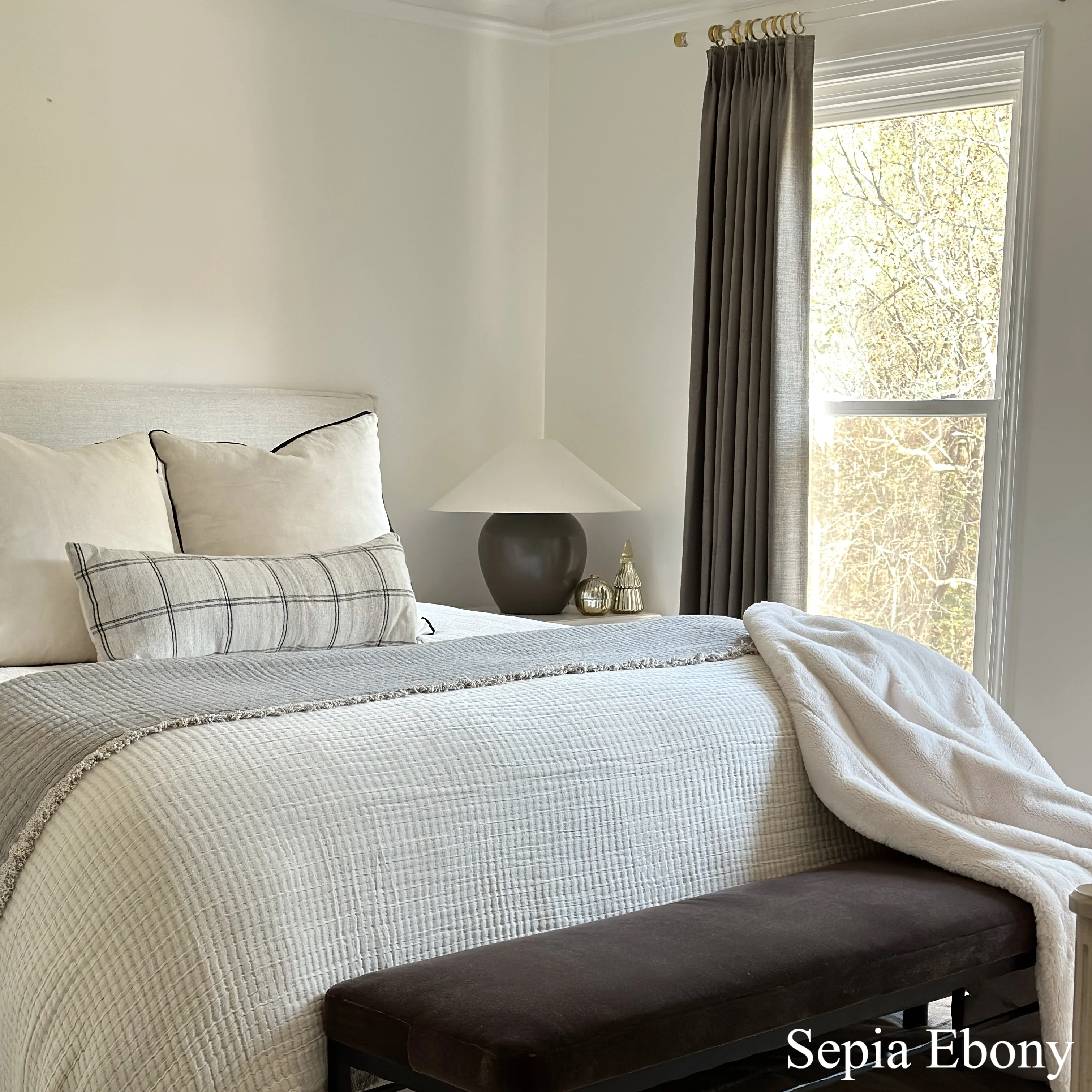 Lily Linen Curtains & Drapes Pleated - Image 4