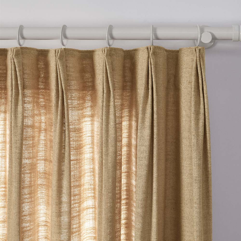 Lily Linen Curtains & Drapes Pleated - Image 15