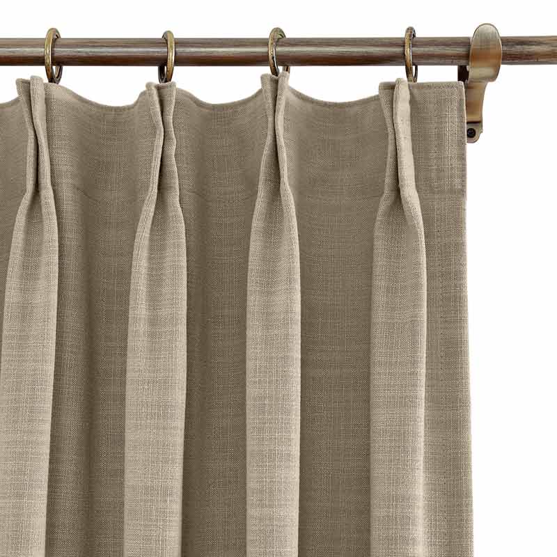 Lily Linen Curtains & Drapes Pleated - Image 21