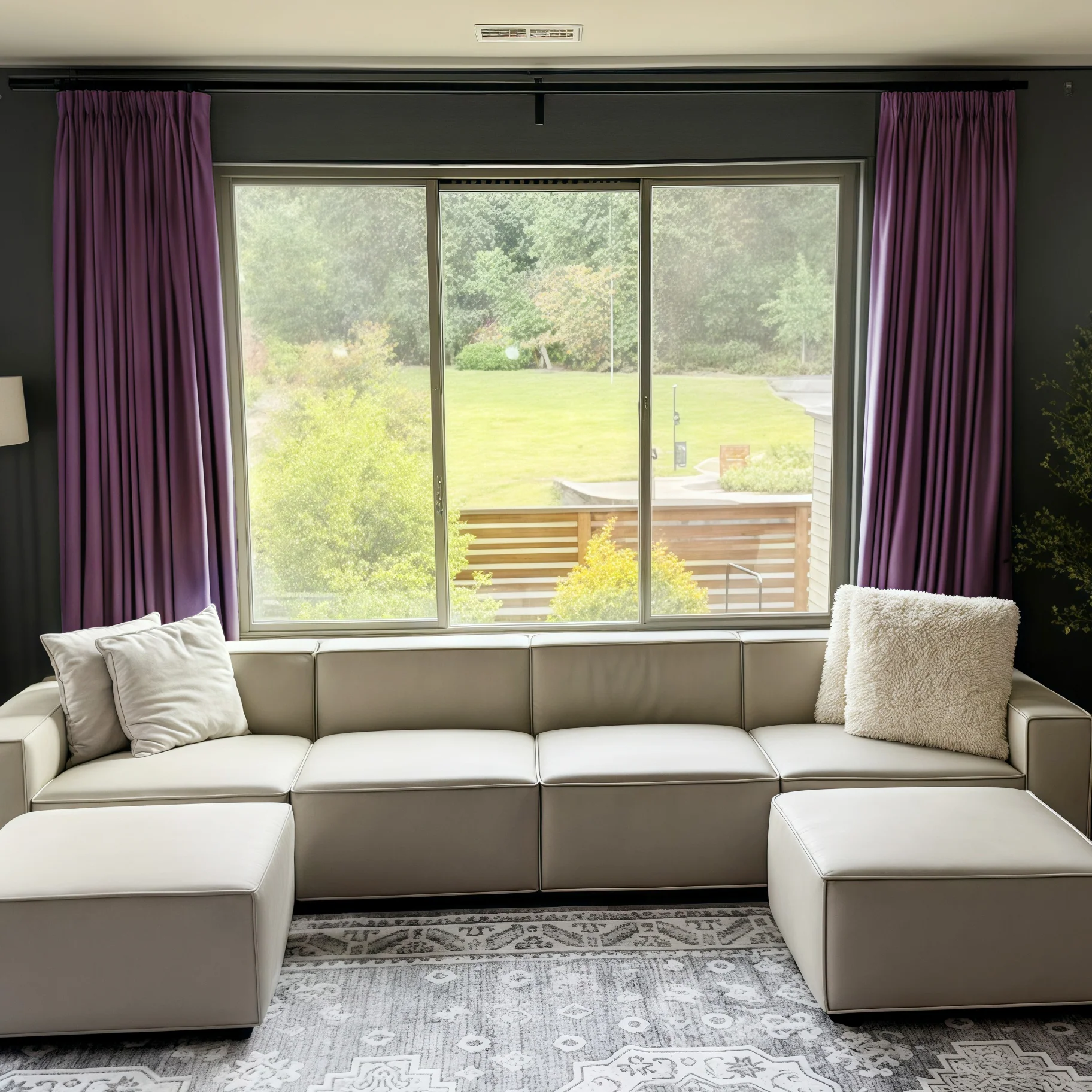 Lily Linen Curtains & Drapes Pleated - Image 42