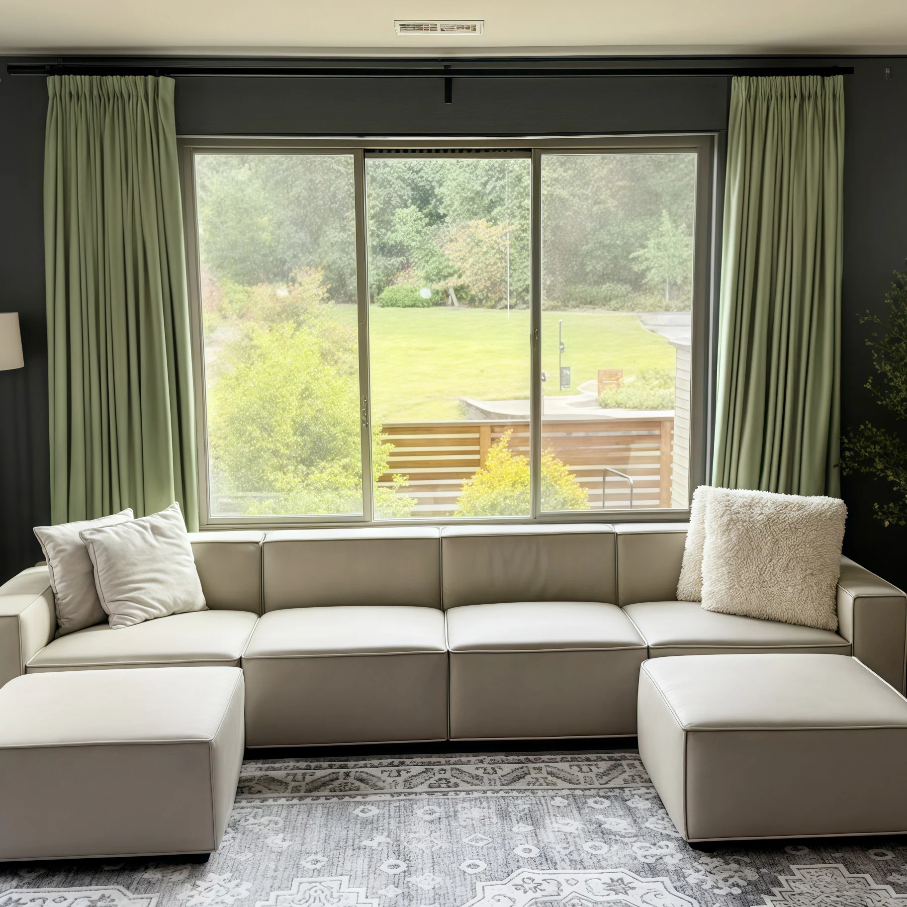 Lily Linen Curtains & Drapes Pleated - Image 50