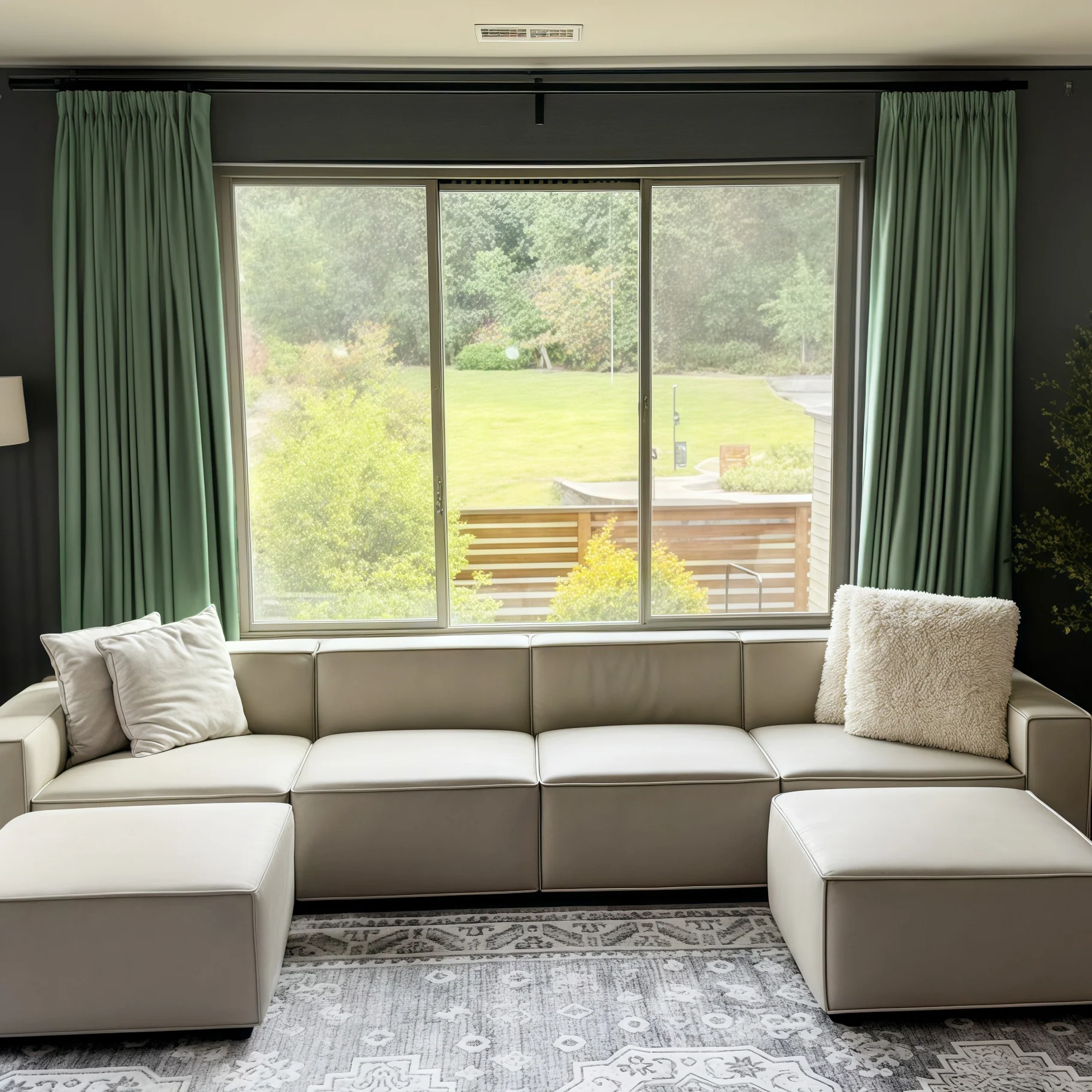 Lily Linen Curtains & Drapes Pleated - Image 52