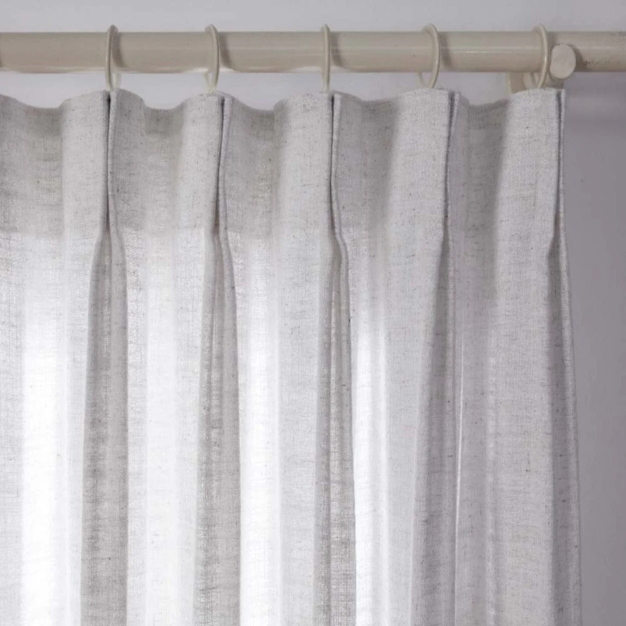Lily Linen Curtains & Drapes Pleated - Image 11