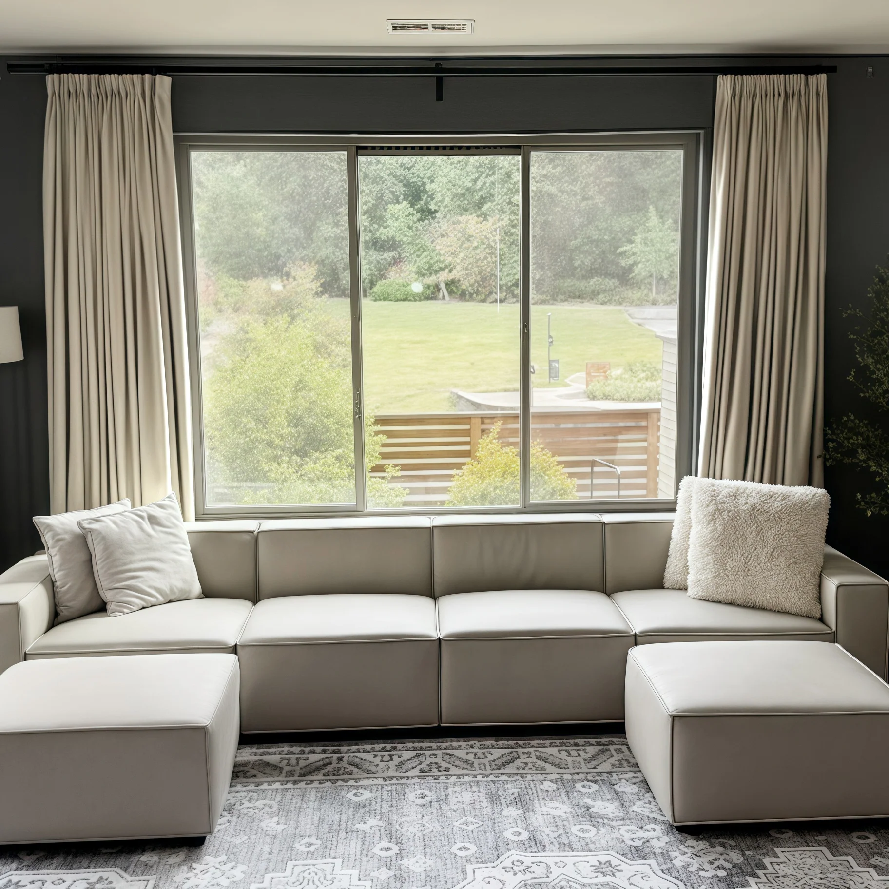 Lily Linen Curtains & Drapes Pleated - Image 24