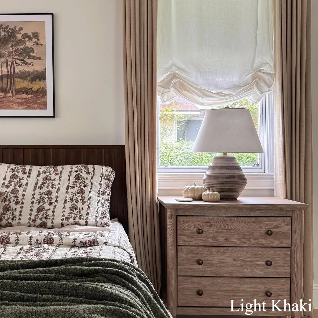 Lily Linen Curtains & Drapes Pleated - Image 5