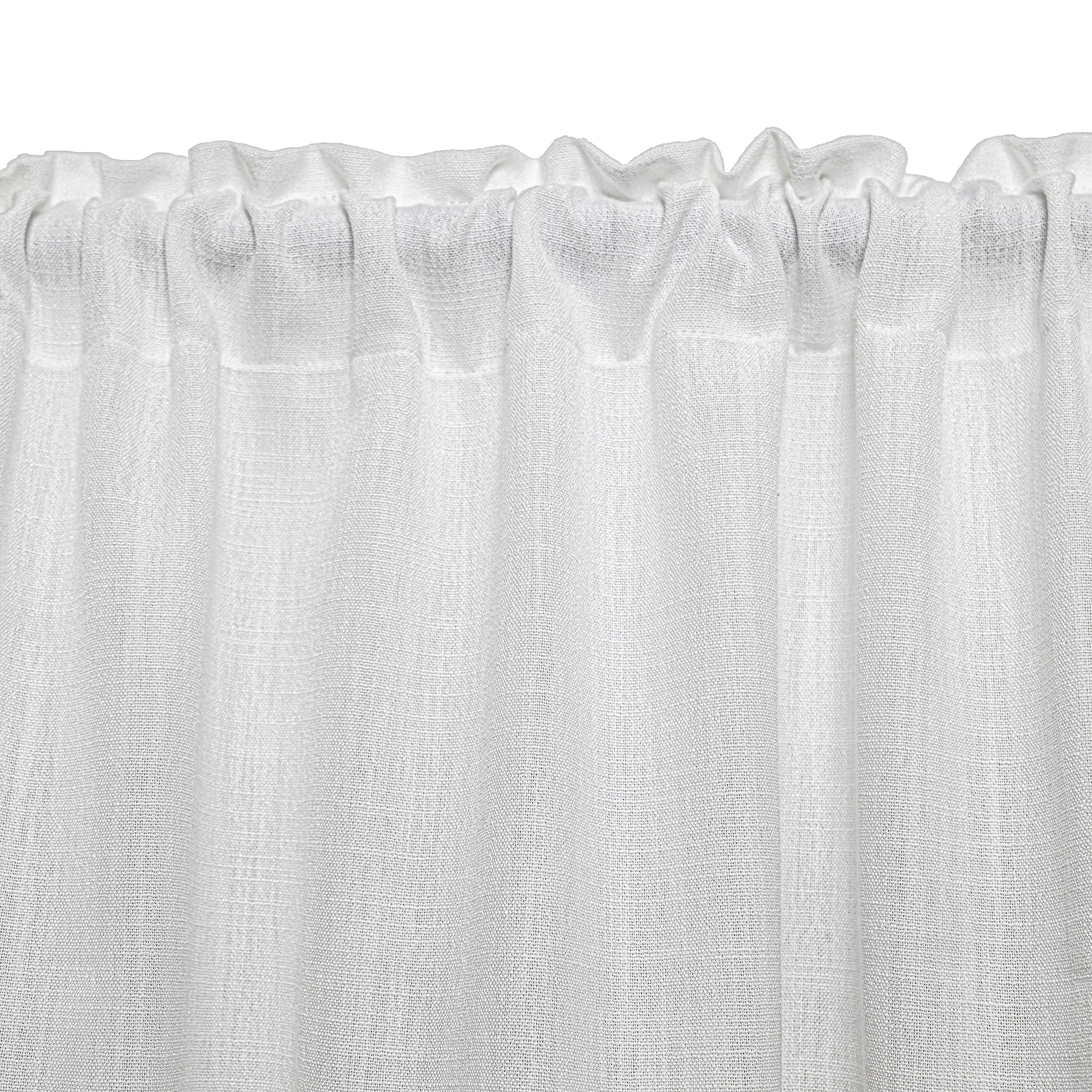 Kelly Linen Blend Curtains & Drapes Soft Top - Image 3