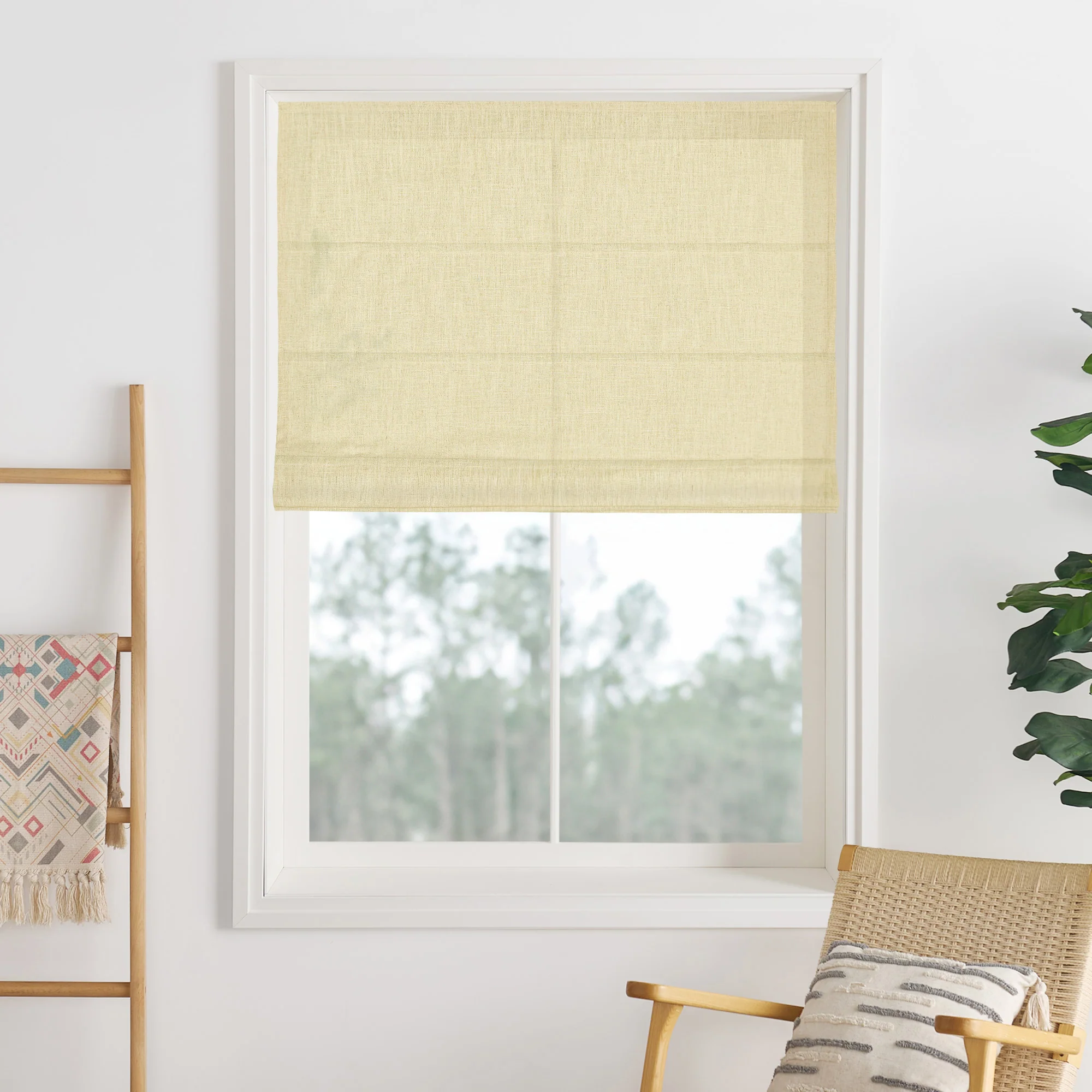 Lily Linen Roman Shades & Blinds - Image 20