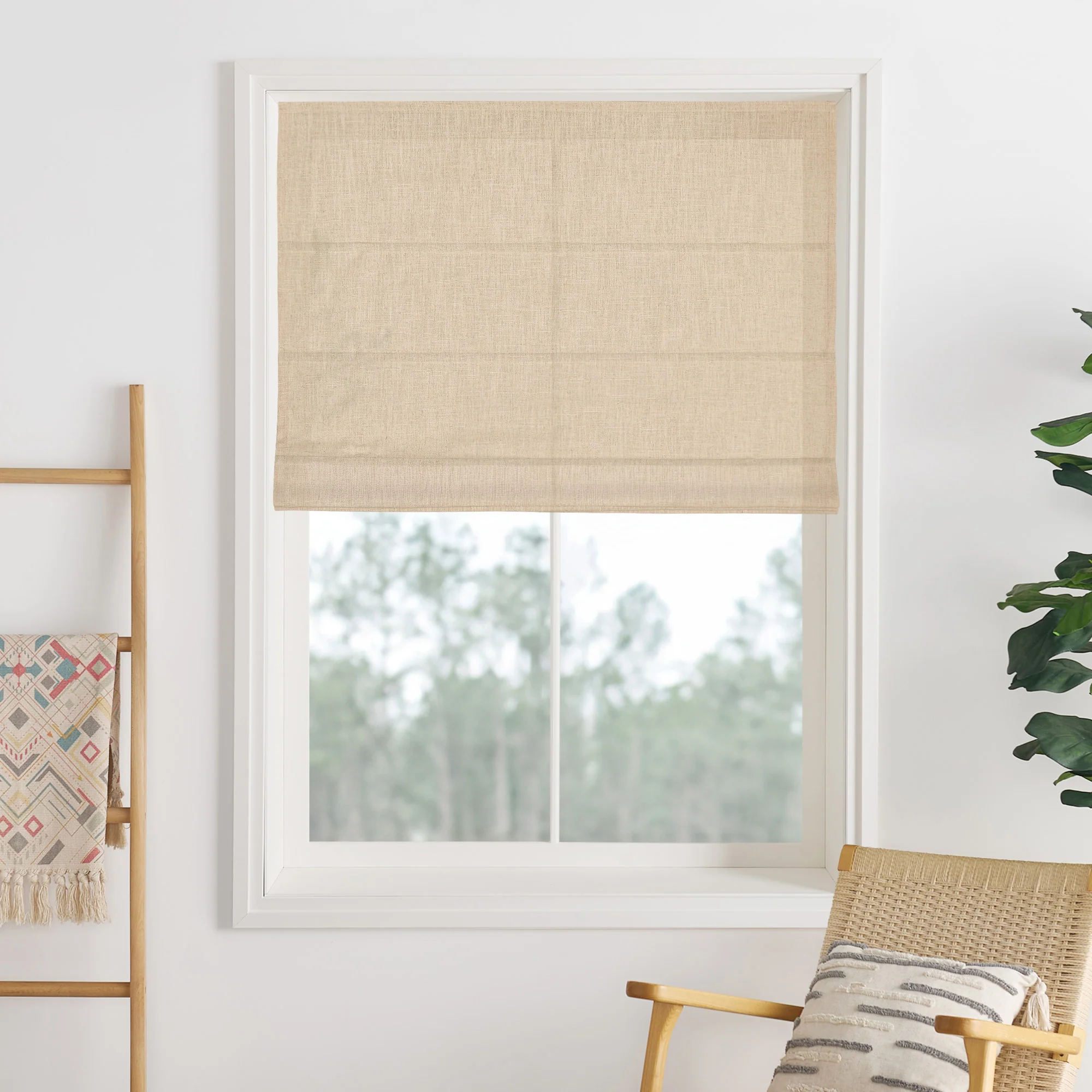 Lily Linen Roman Shades & Blinds - Image 23