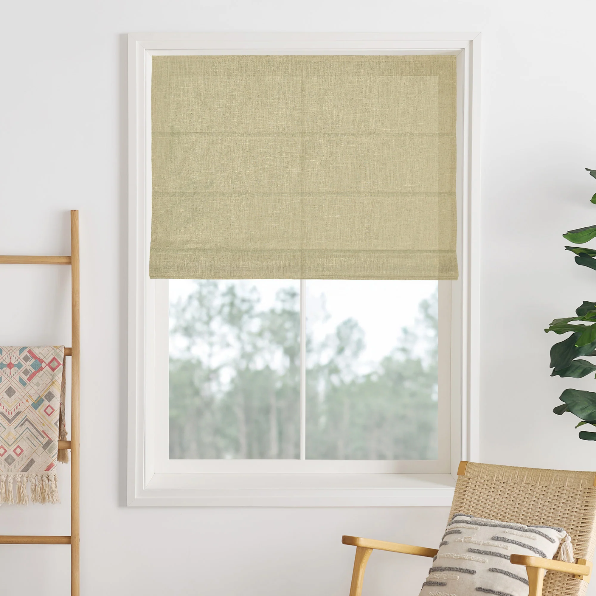 Lily Linen Roman Shades & Blinds - Image 24