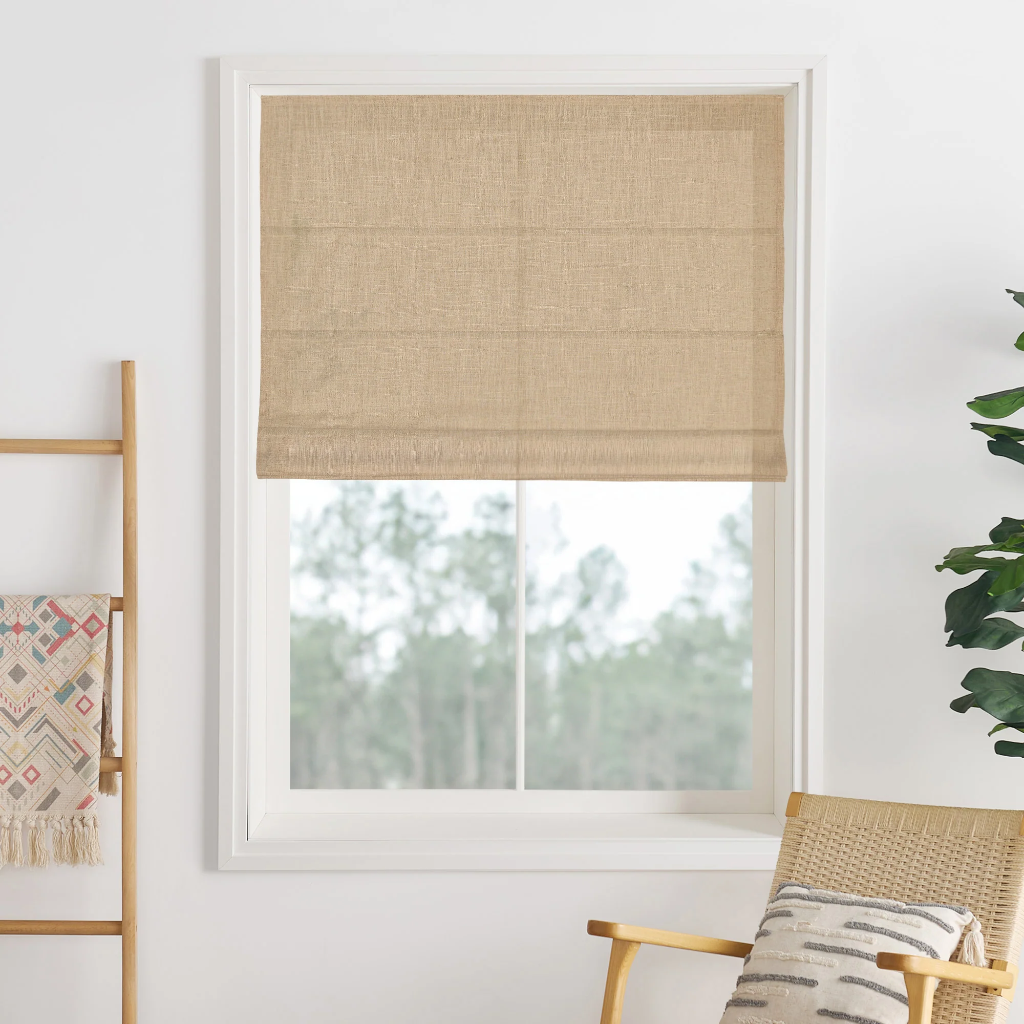 Lily Linen Roman Shades & Blinds - Image 25