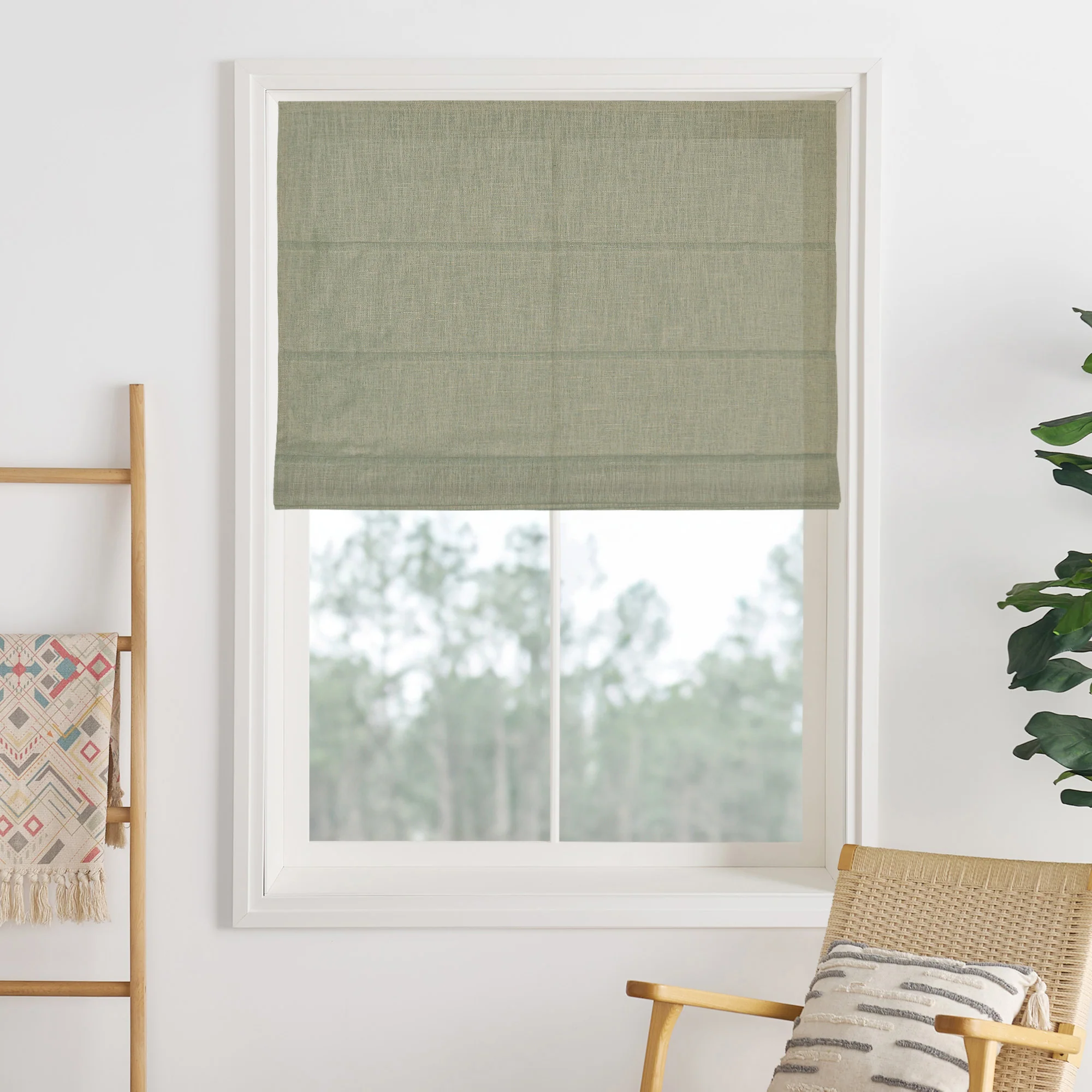 Lily Linen Roman Shades & Blinds - Image 30