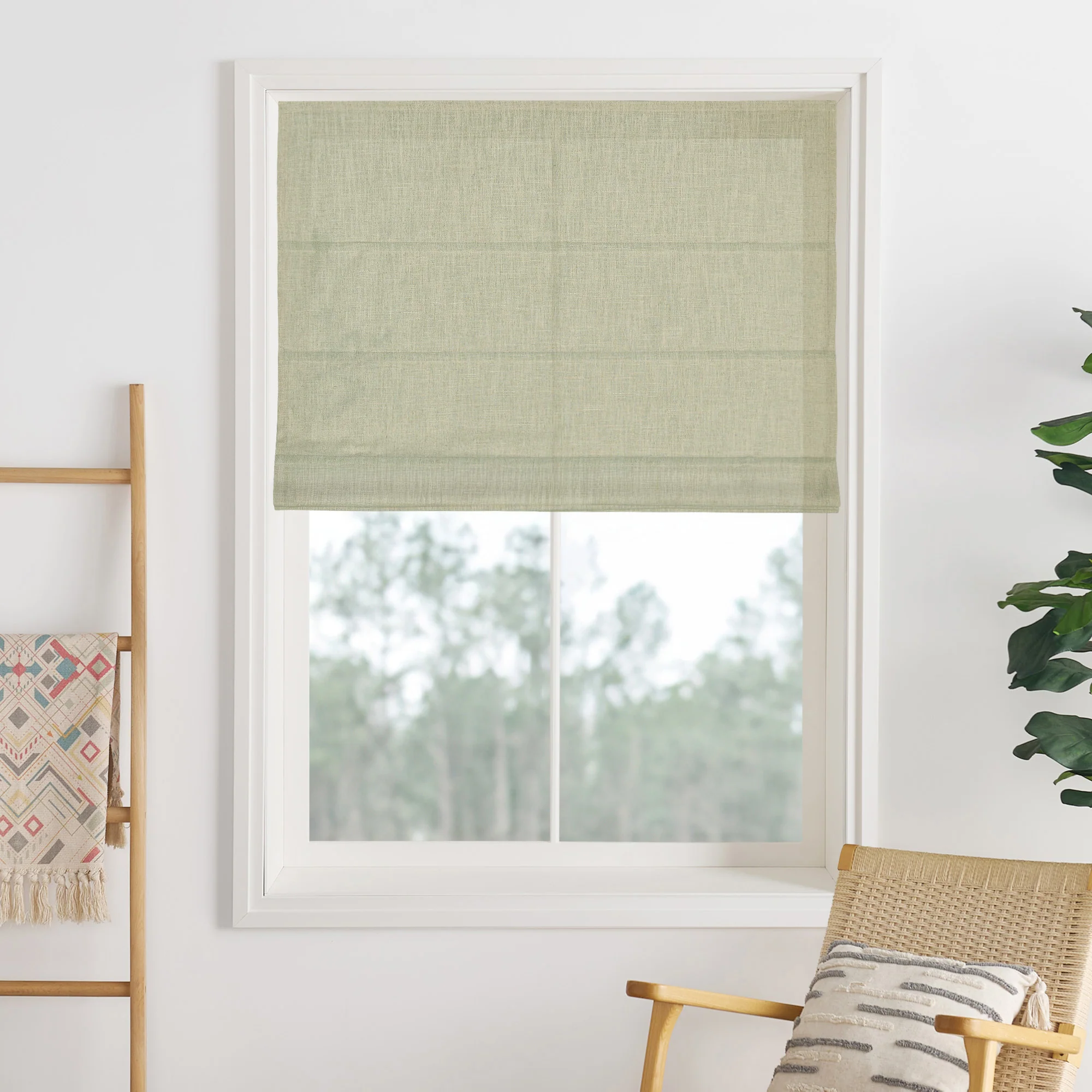 Lily Linen Roman Shades & Blinds - Image 31