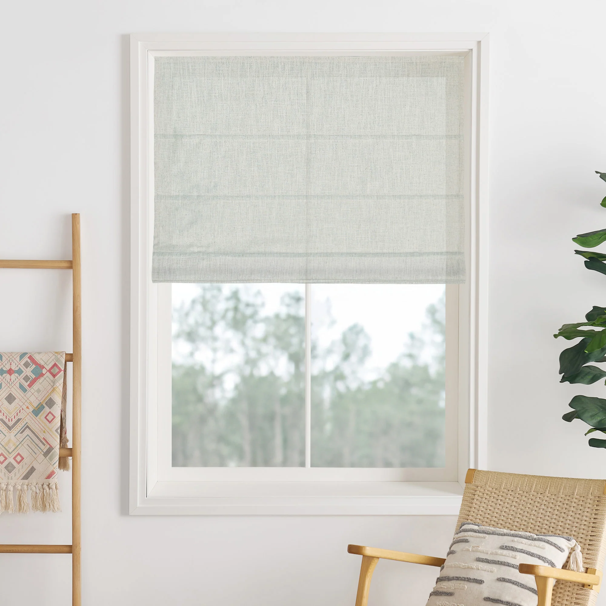 Lily Linen Roman Shades & Blinds - Image 34