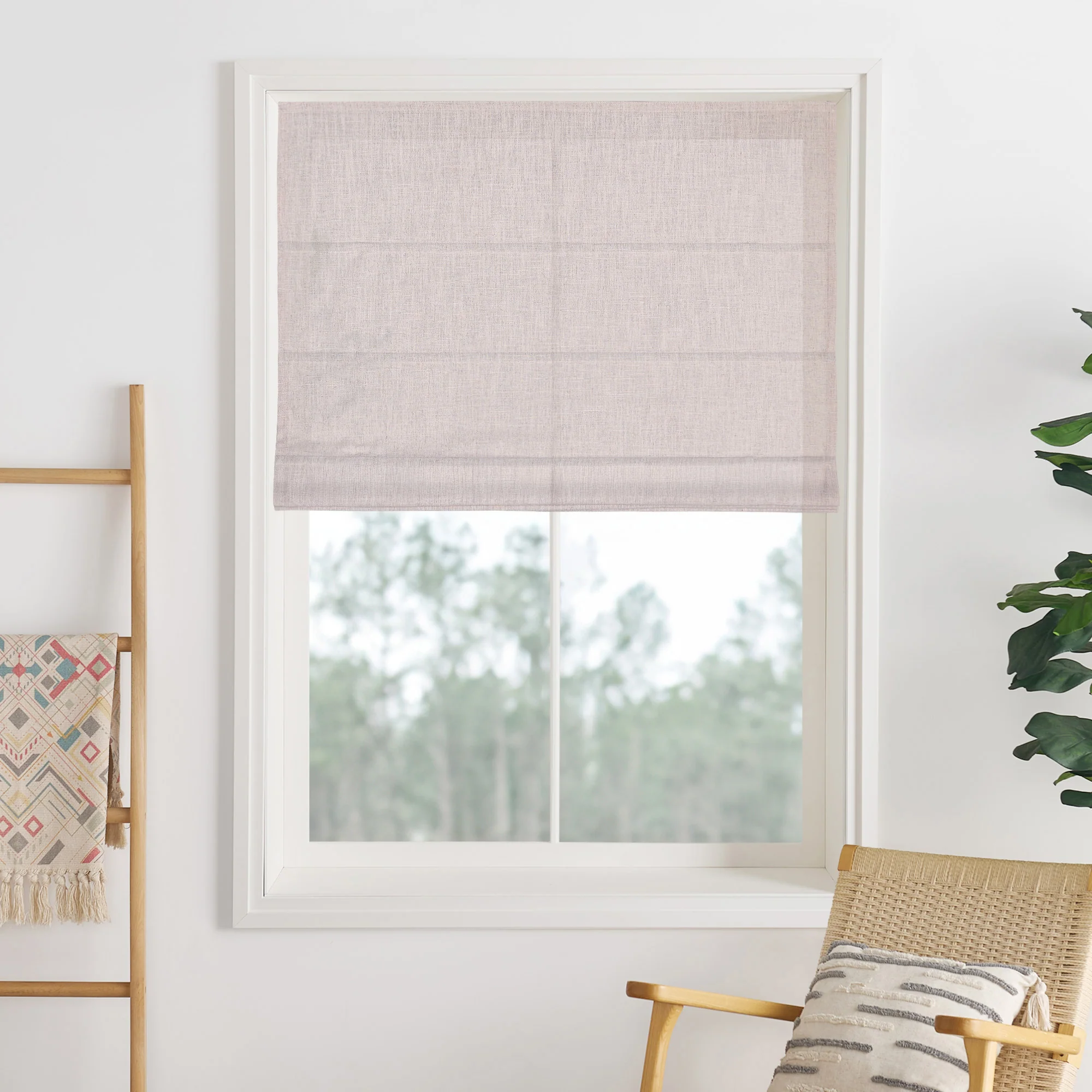 Lily Linen Roman Shades & Blinds - Image 36