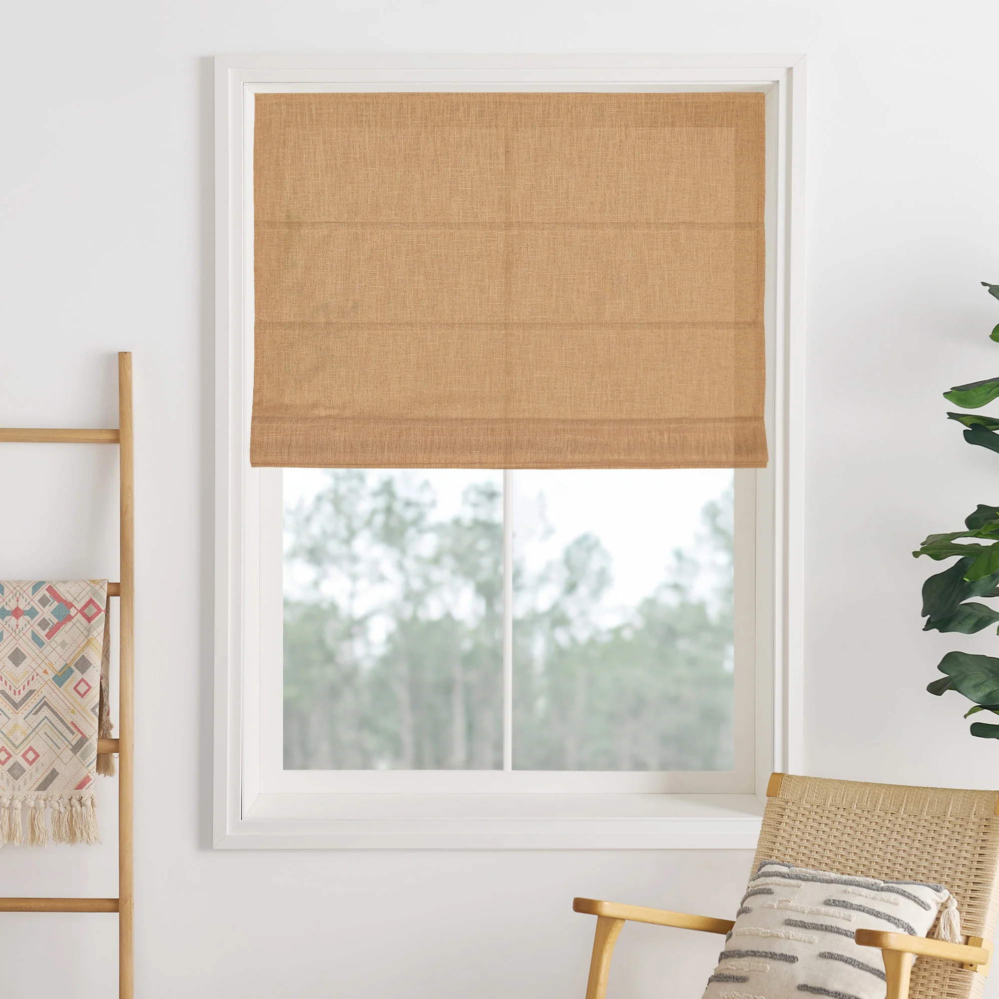 Lily Linen Roman Shades & Blinds - Image 42