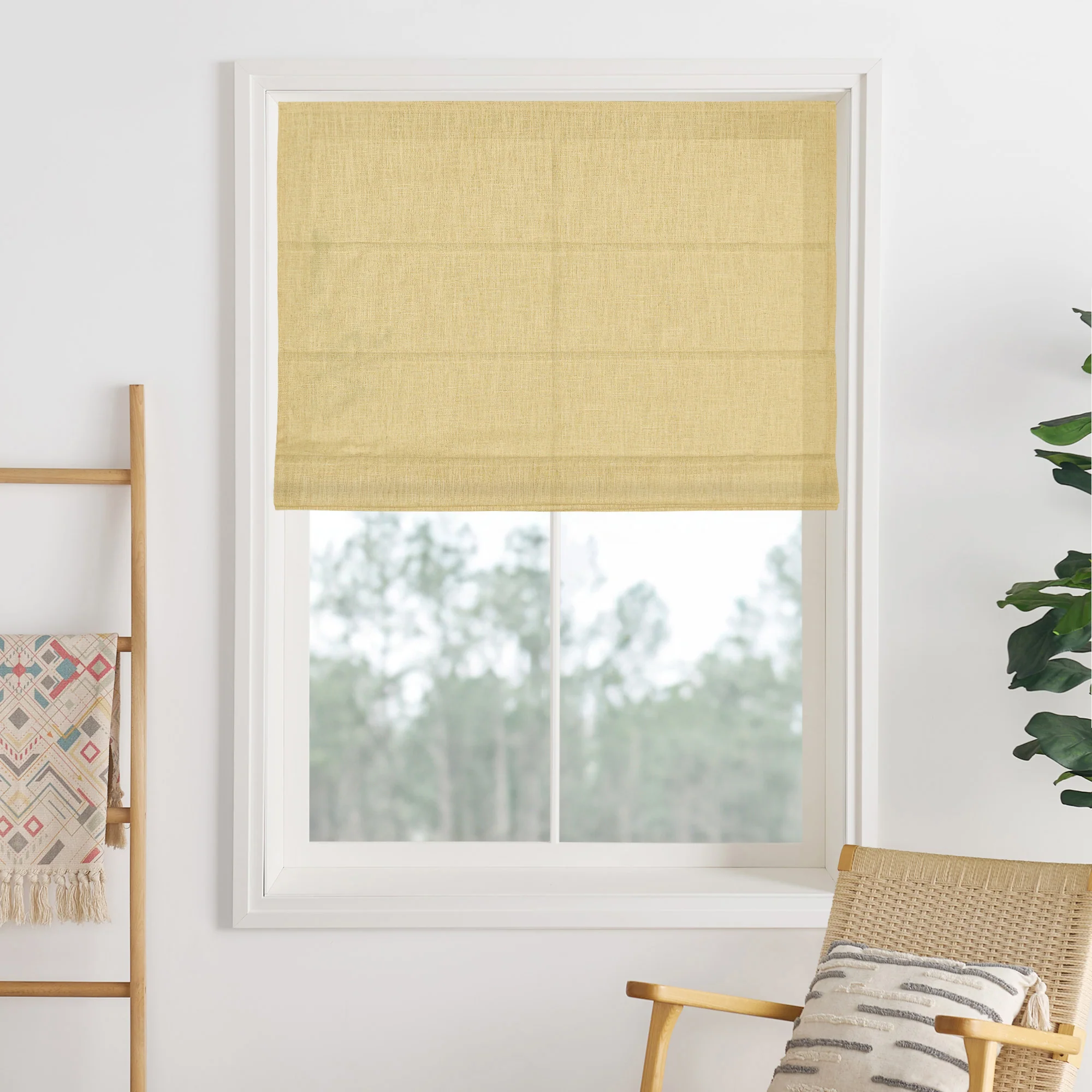 Lily Linen Roman Shades & Blinds - Image 44