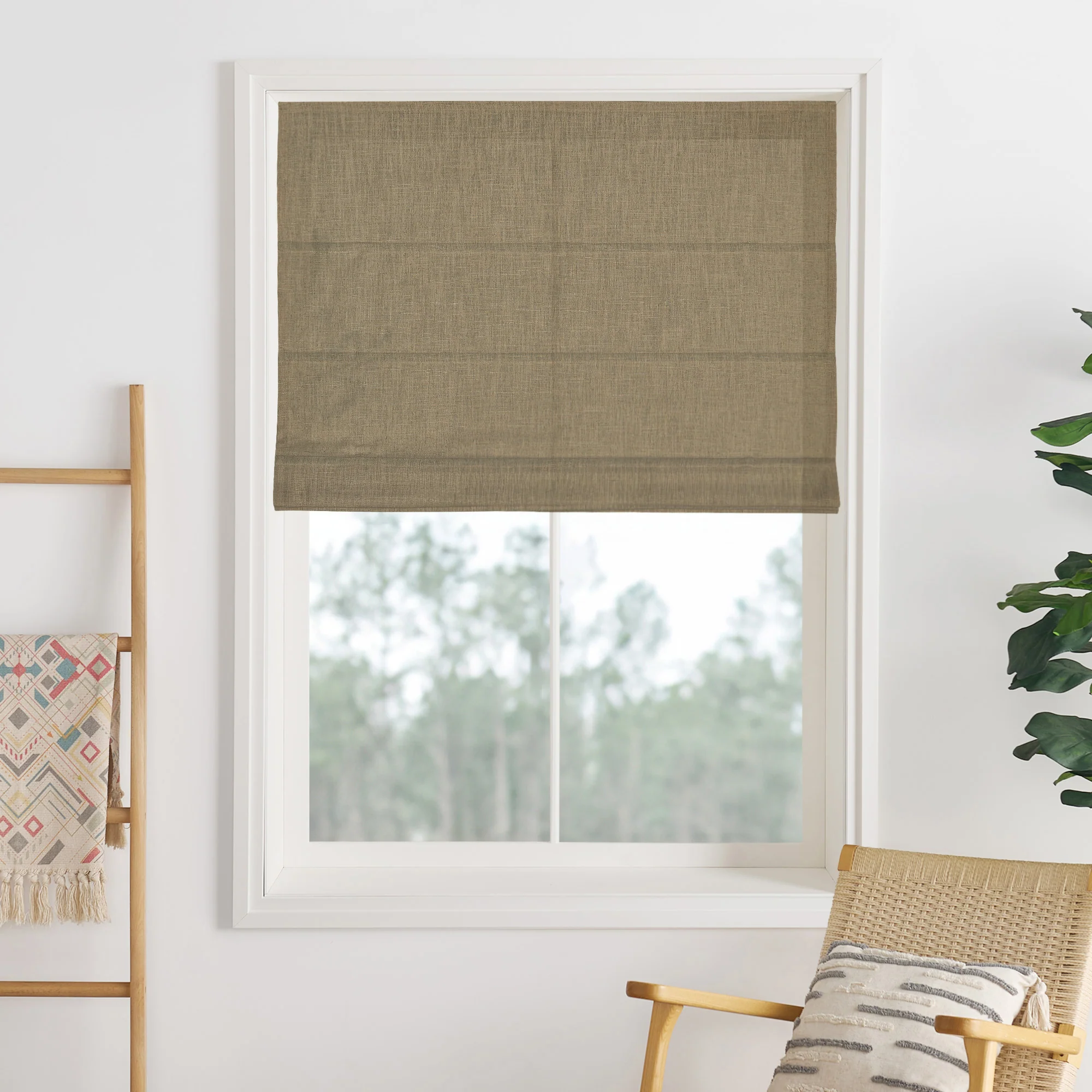 Lily Linen Roman Shades & Blinds - Image 27