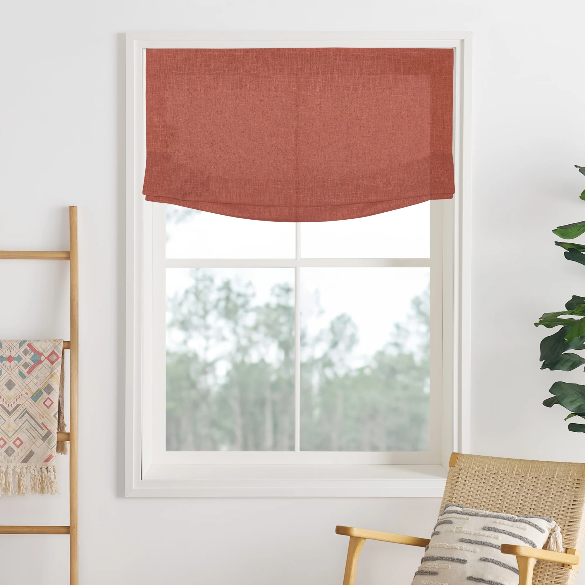 Lily Linen Roman Shades & Blinds | Relaxed - Image 16