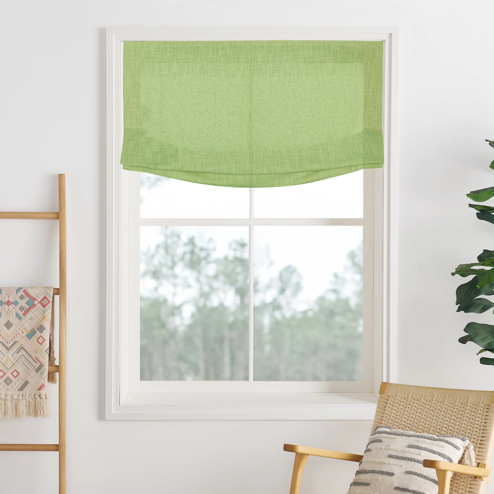 Lily Linen Roman Shades & Blinds | Relaxed - Image 21