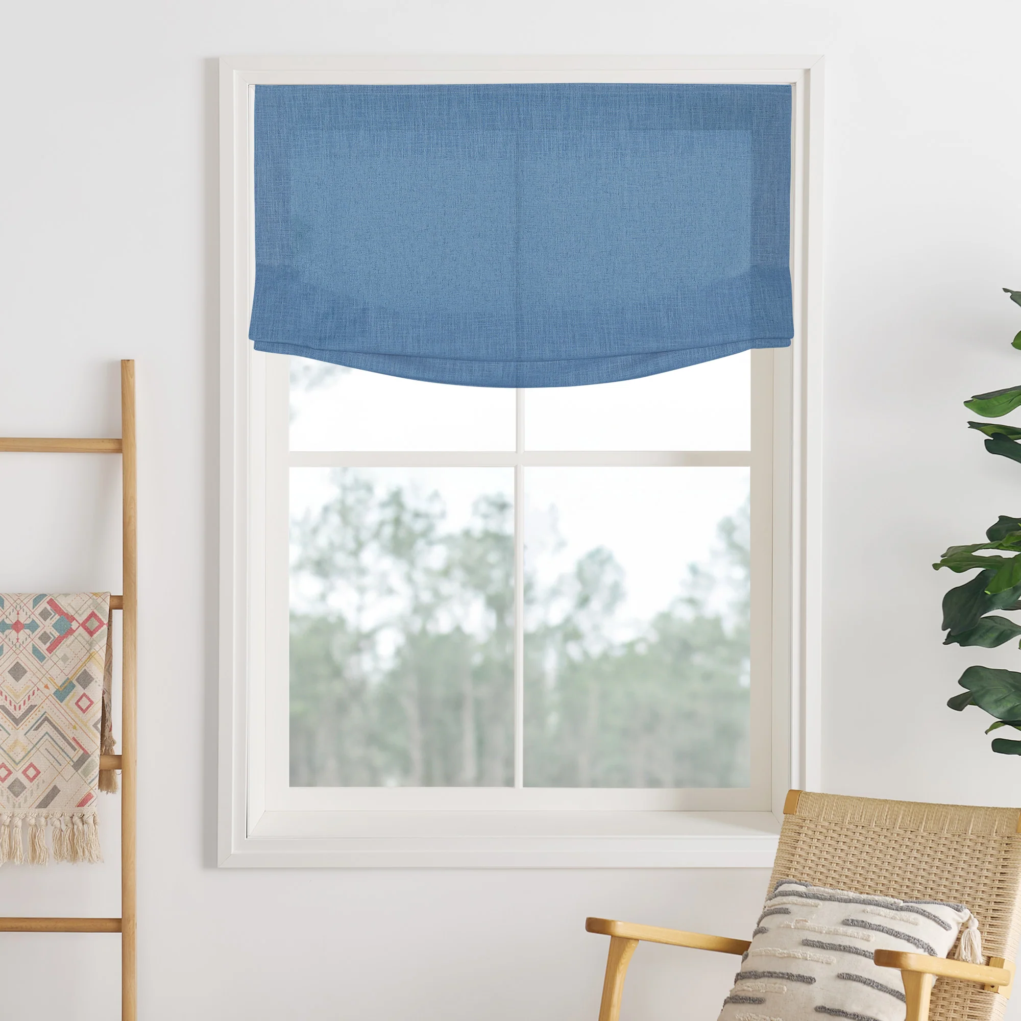 Lily Linen Roman Shades & Blinds | Relaxed - Image 26