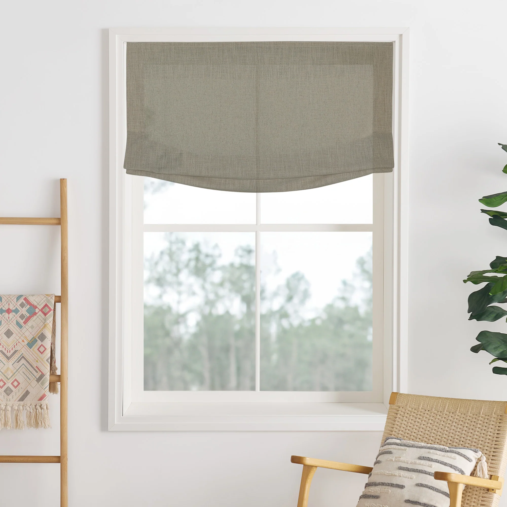 Lily Linen Roman Shades & Blinds | Relaxed - Image 34