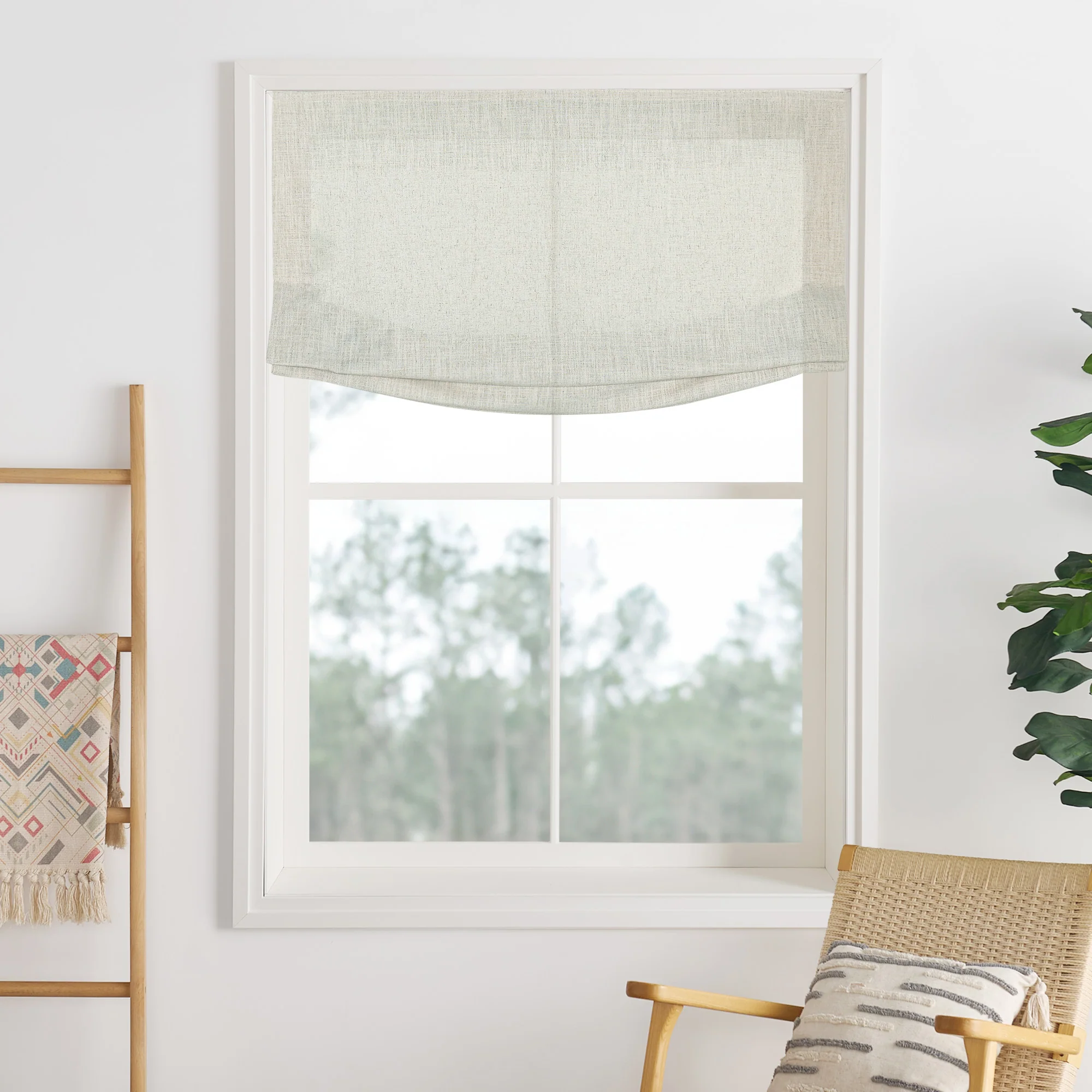 Lily Linen Roman Shades & Blinds | Relaxed - Image 39