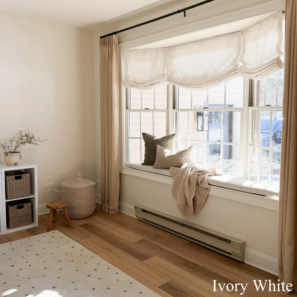 Lily Linen Roman Shades & Blinds | Relaxed - Image 4