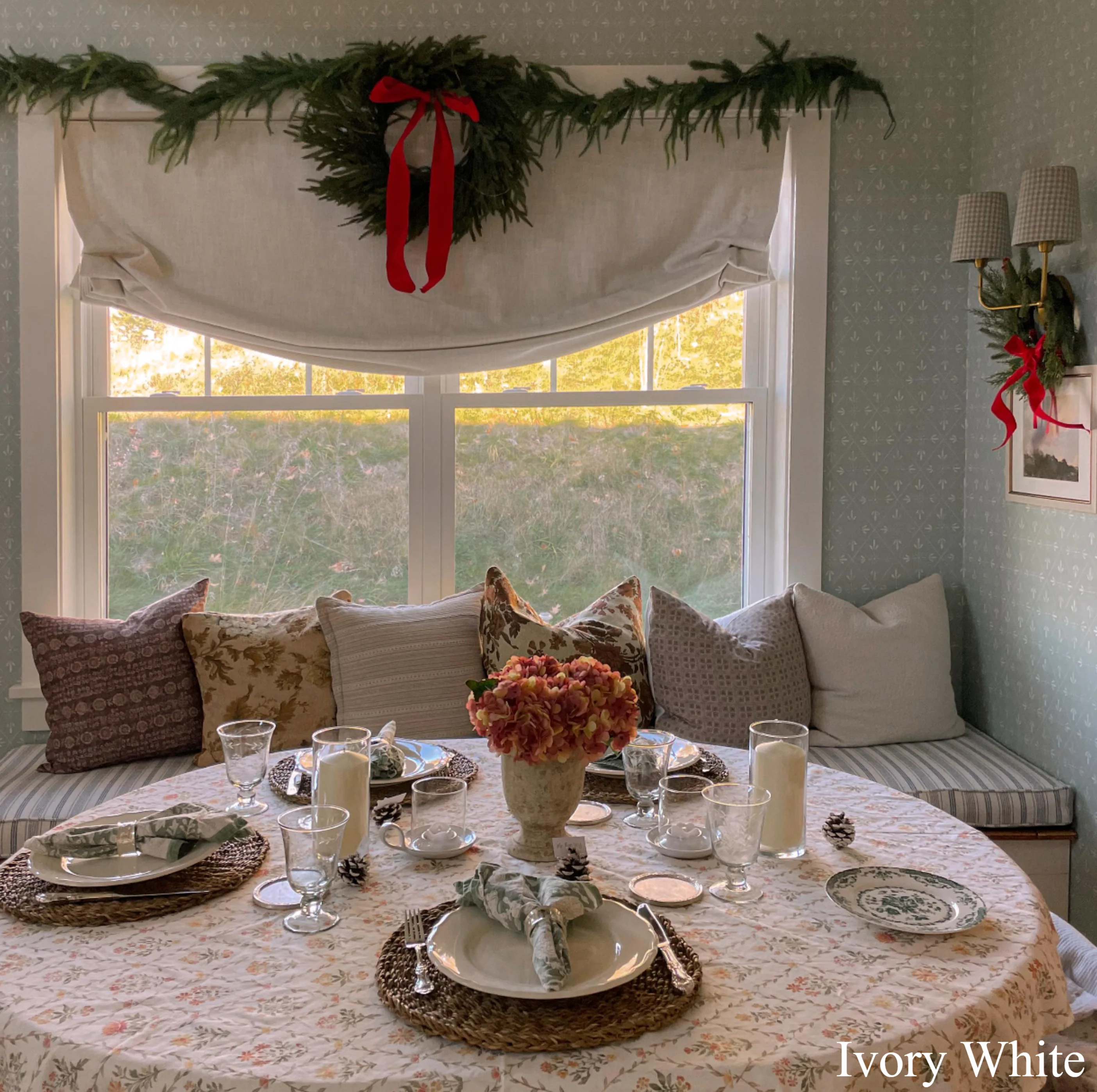 Lily Linen Roman Shades & Blinds | Relaxed - Image 5