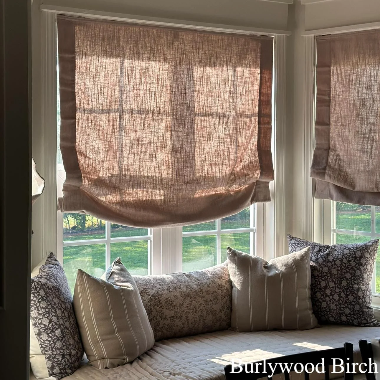Lily Linen Roman Shades & Blinds | Relaxed - Image 7