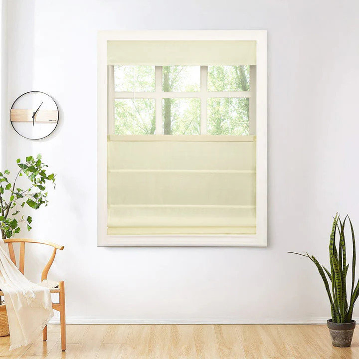 Lora Premium Silk Roman Shades & Blinds | Top Down Bottom Up - Image 4