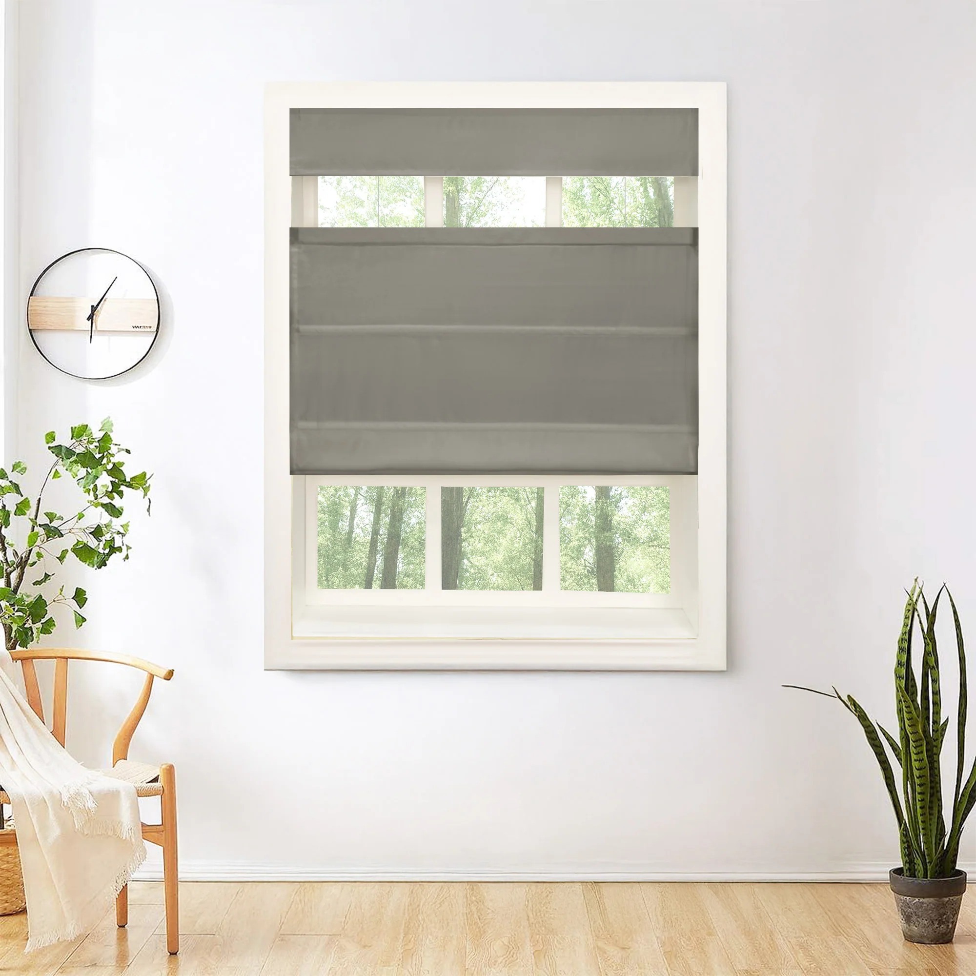 Lora Premium Silk Roman Shades & Blinds | Top Down Bottom Up - Image 9